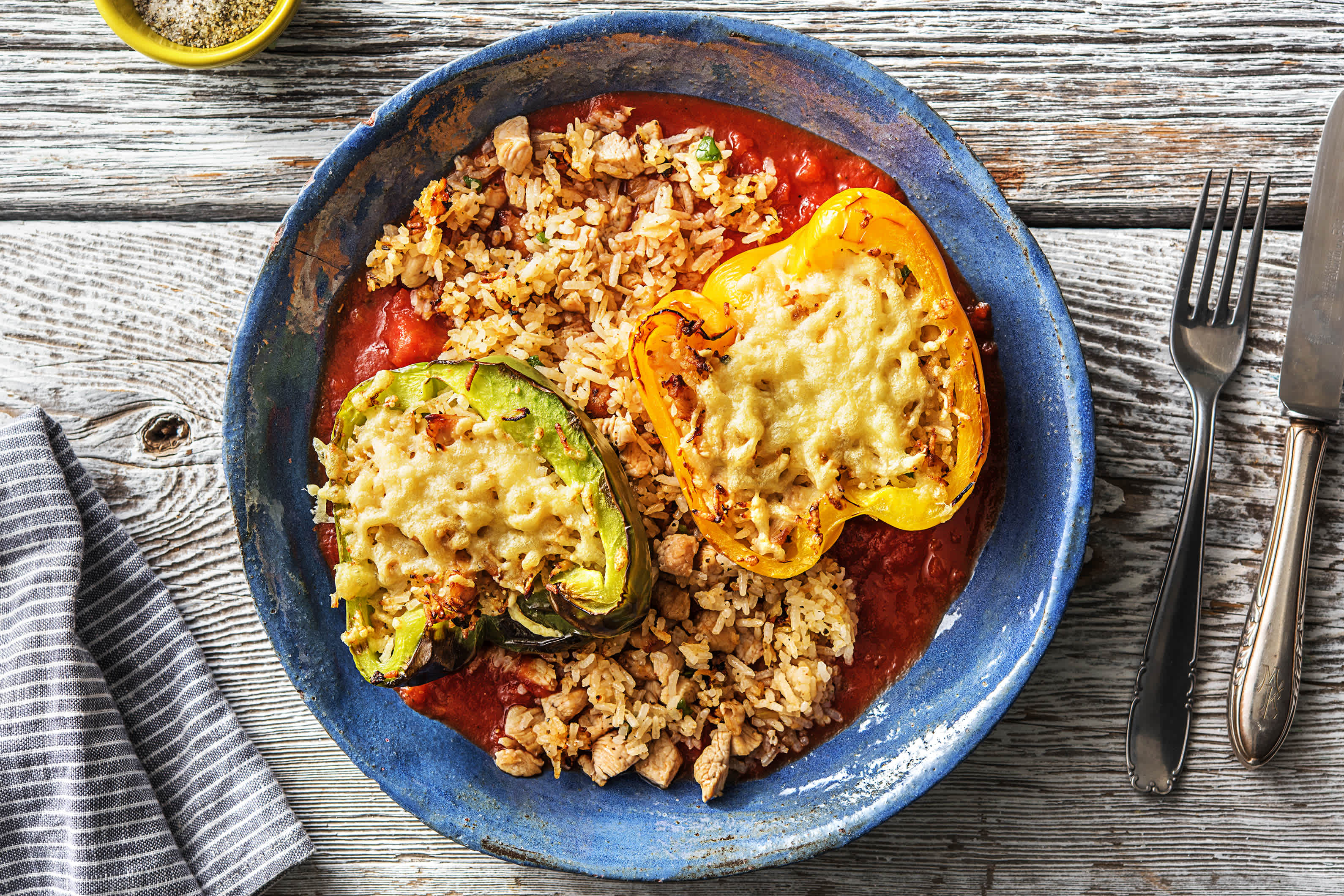 Pimientos Rellenos! Gefüllte Paprika Rezept | HelloFresh