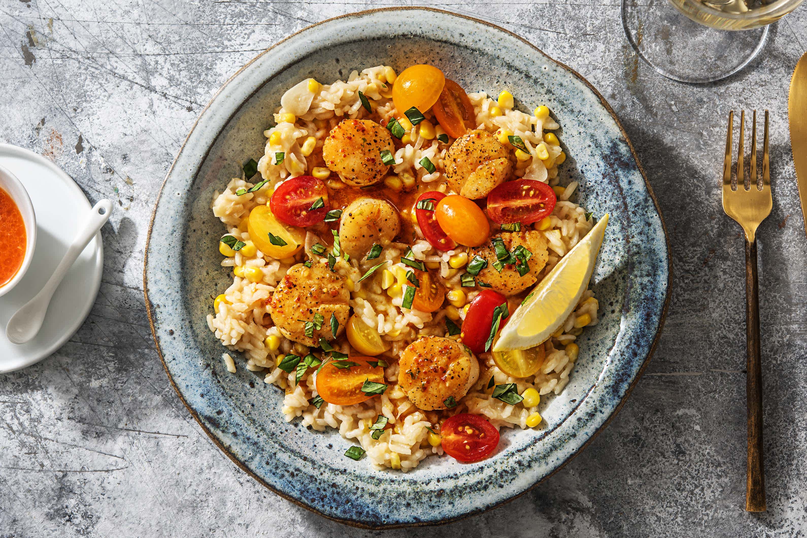 Scallop Summer Risotto Recipe HelloFresh
