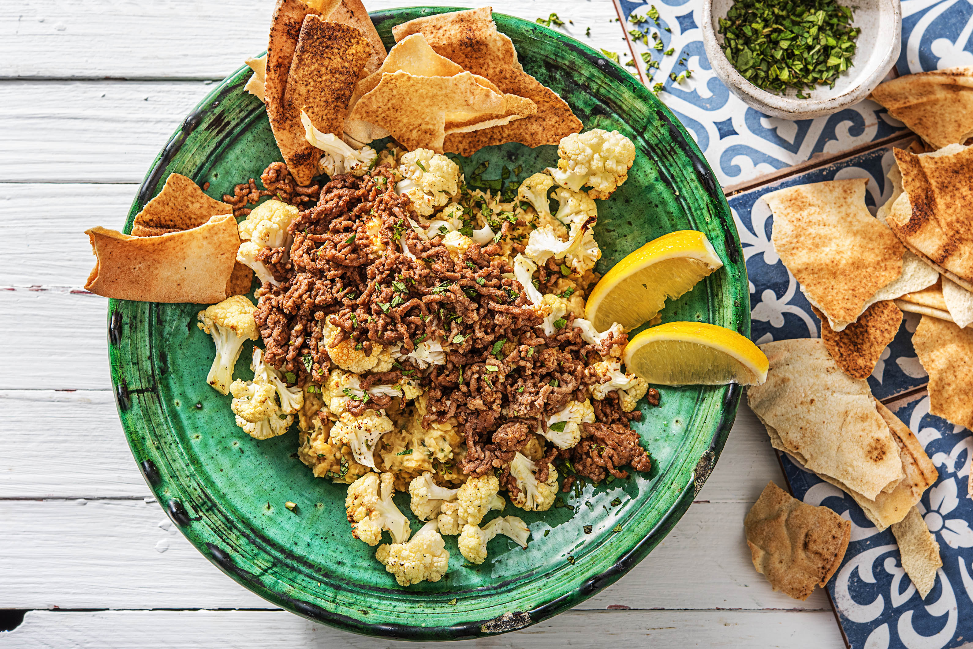 Recette Purée de pois chiches au citron et épices