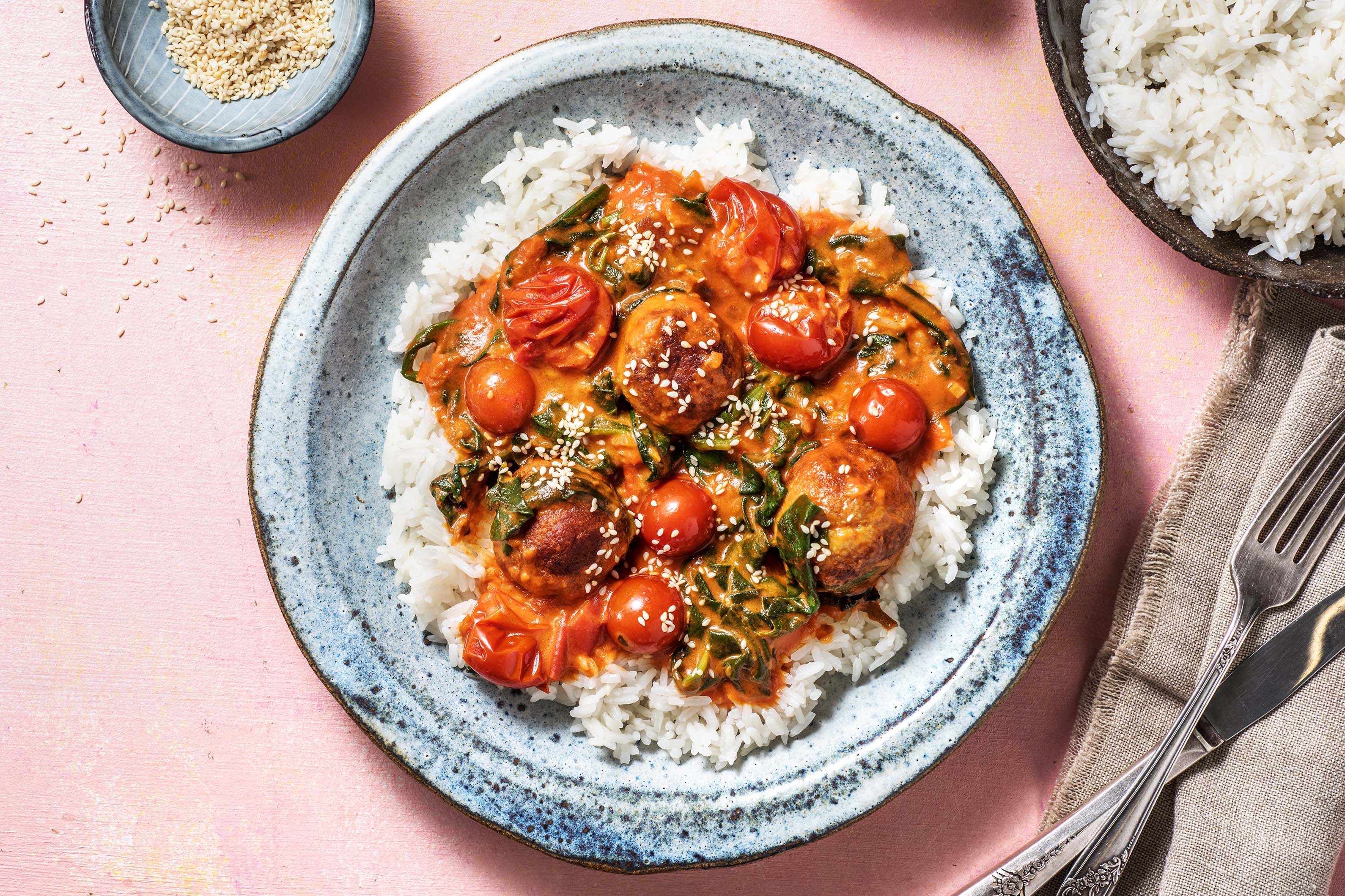 Riz Thaï à la sauce de tomate