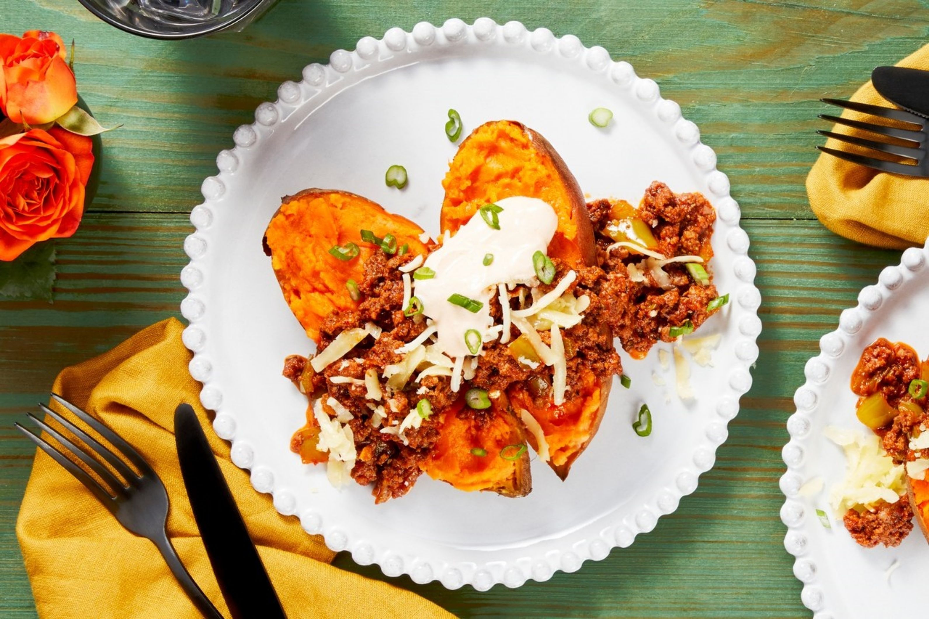 Loaded Sweet Potatoes Recipe | HelloFresh