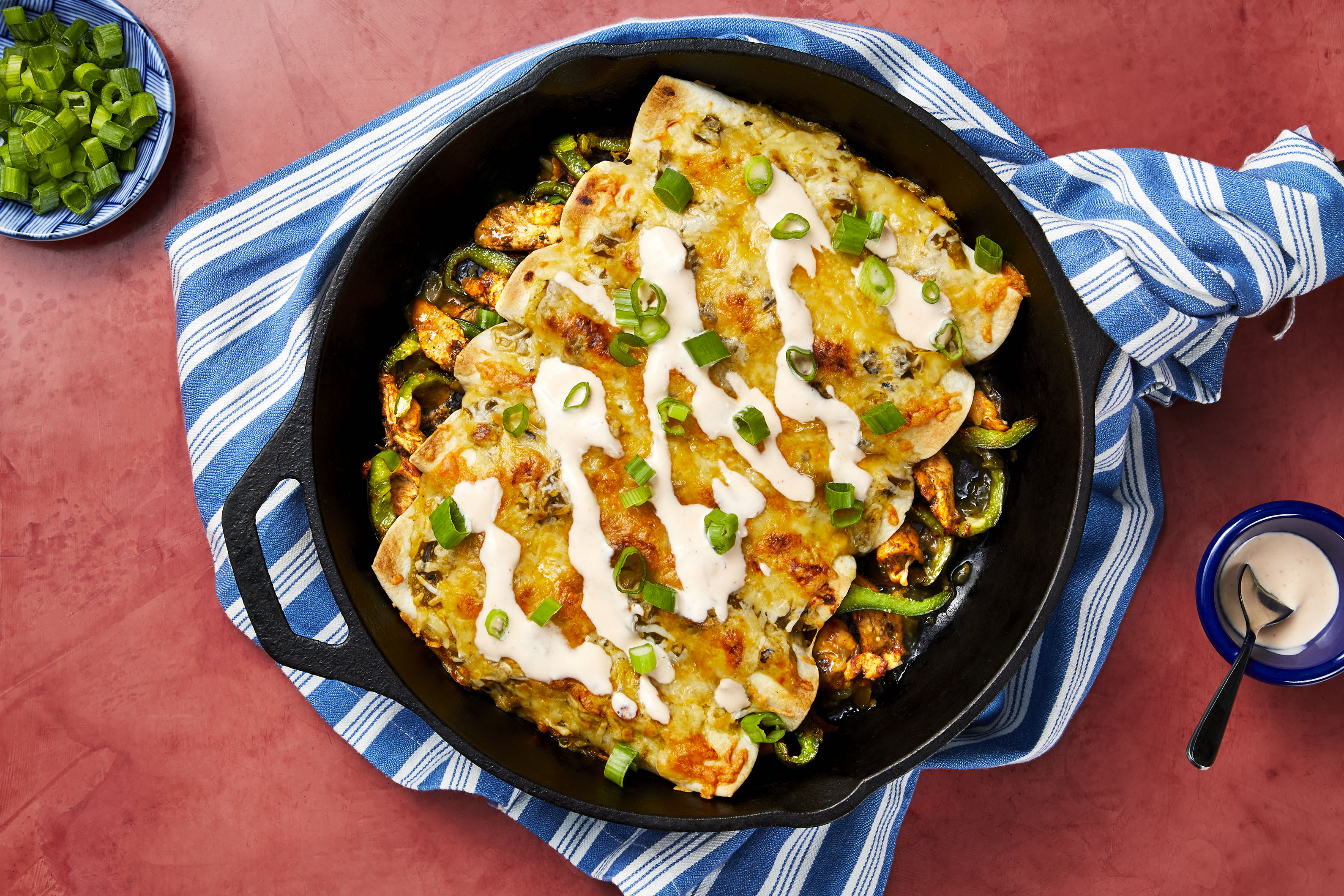 Salsa Verde Chicken Enchiladas Recipe HelloFresh