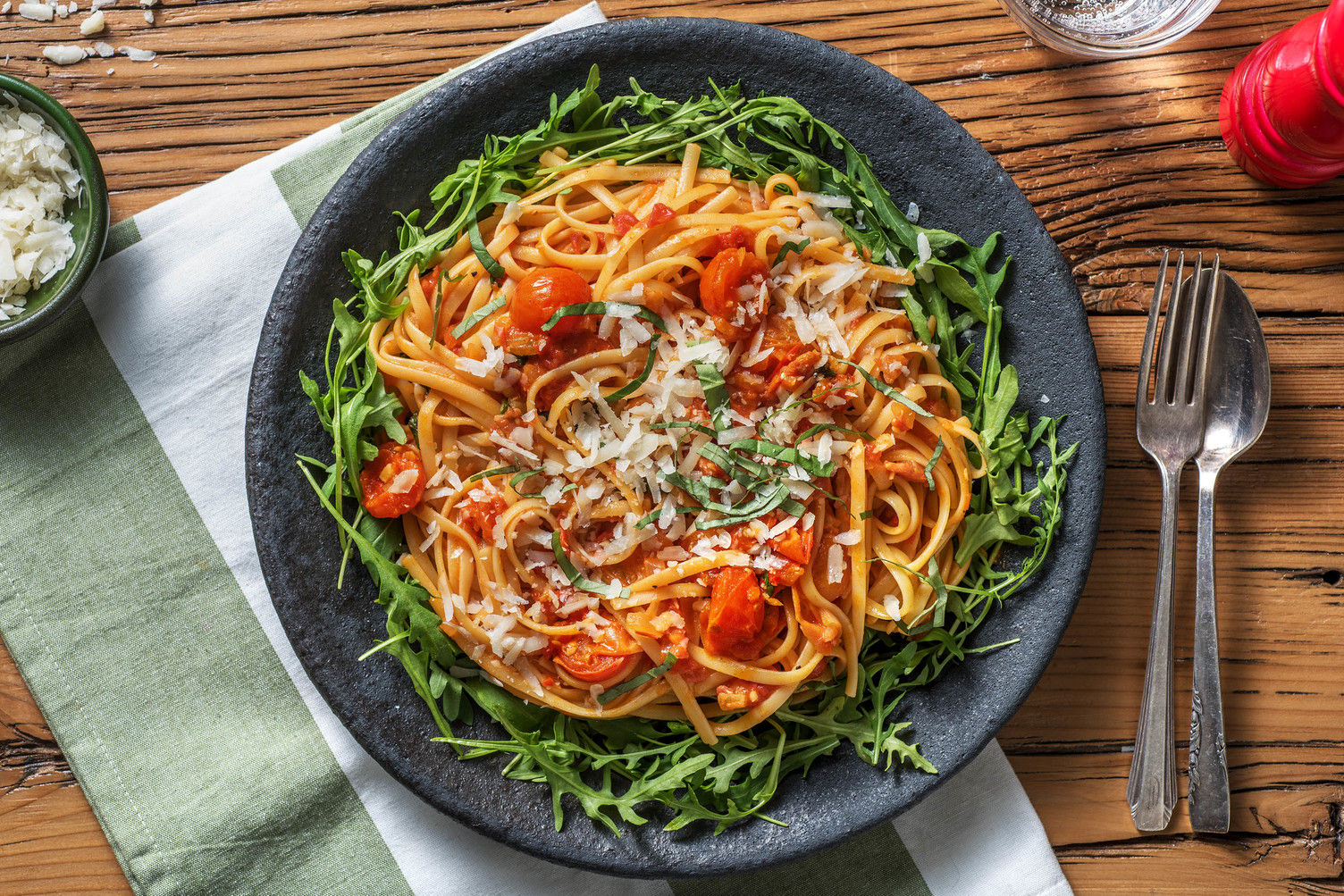 Linguine all'amatriciana Recette HelloFresh