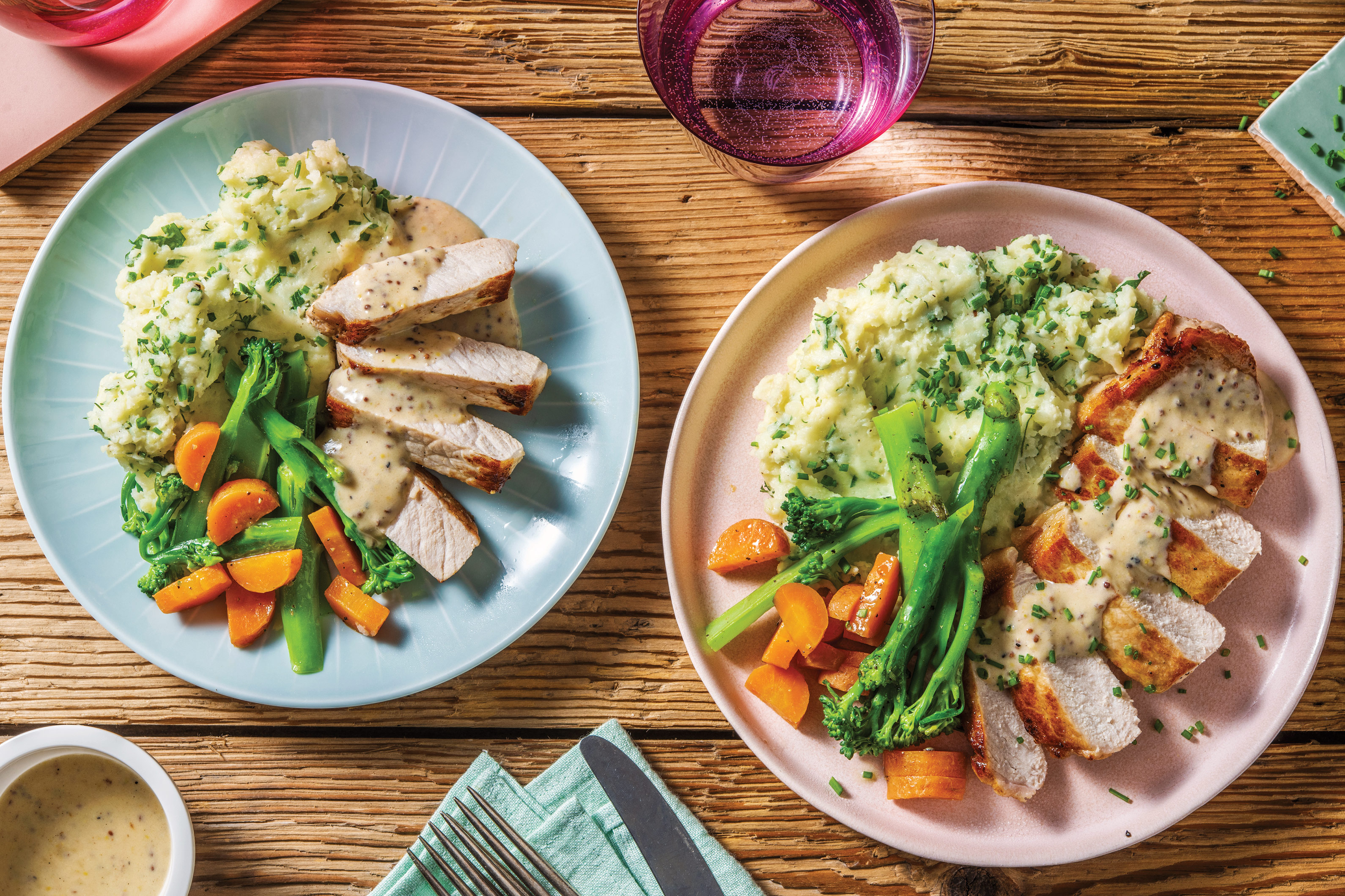 Creamy Honey Mustard Pork Recipe | HelloFresh