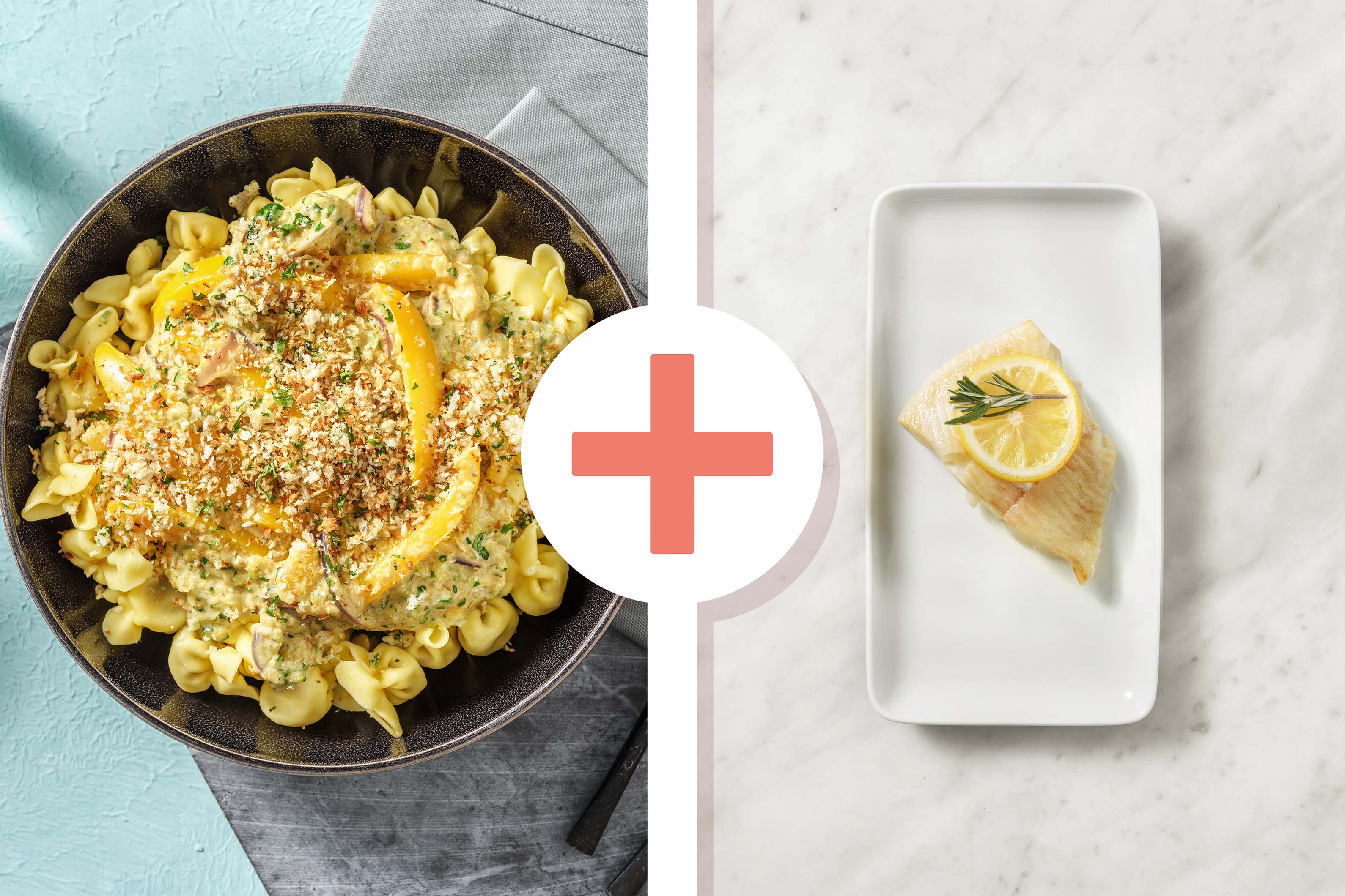 Mediterrane Fiorelli mit extra Heilbuttfilet Rezept HelloFresh