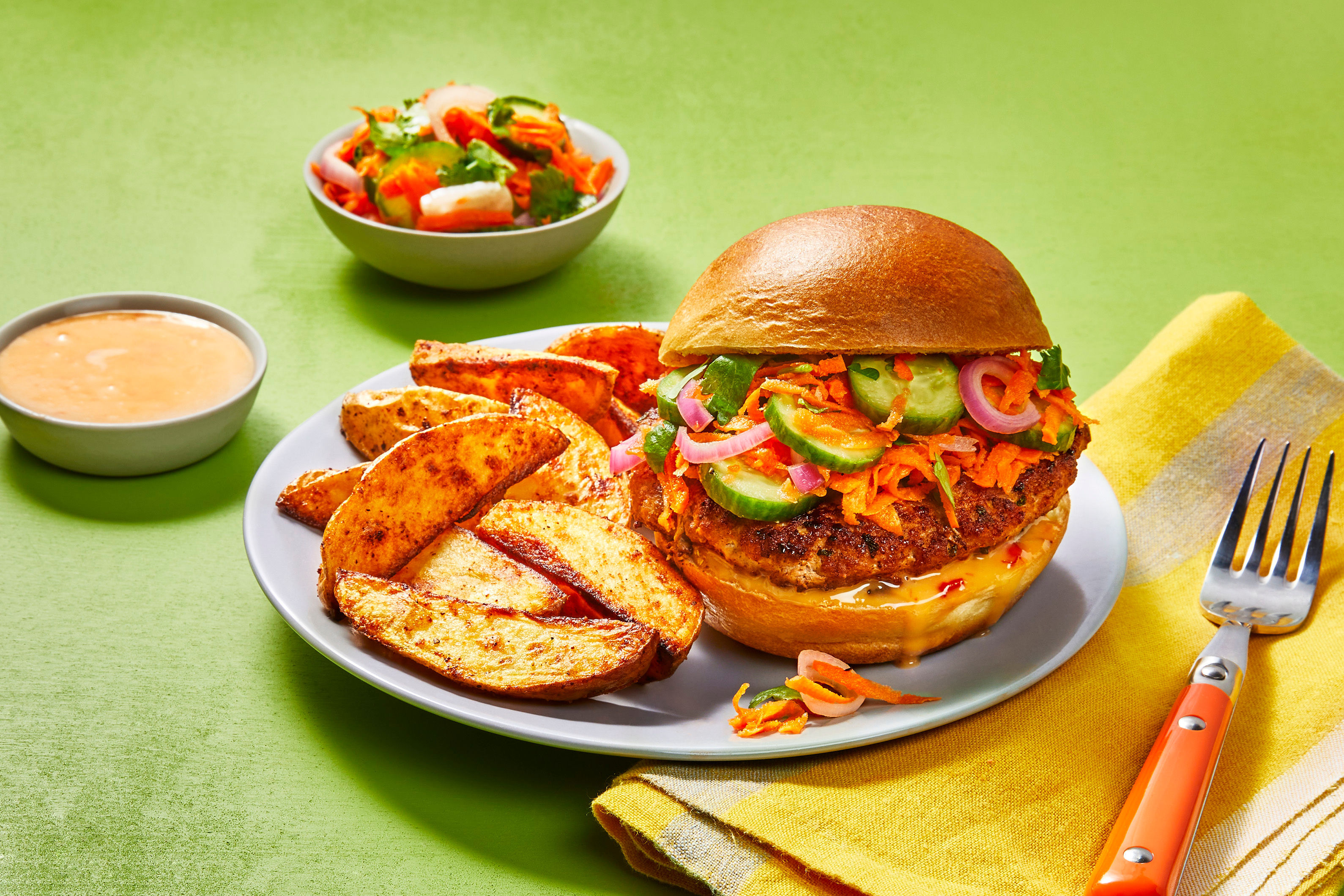 Banh Mi Beef Burgers