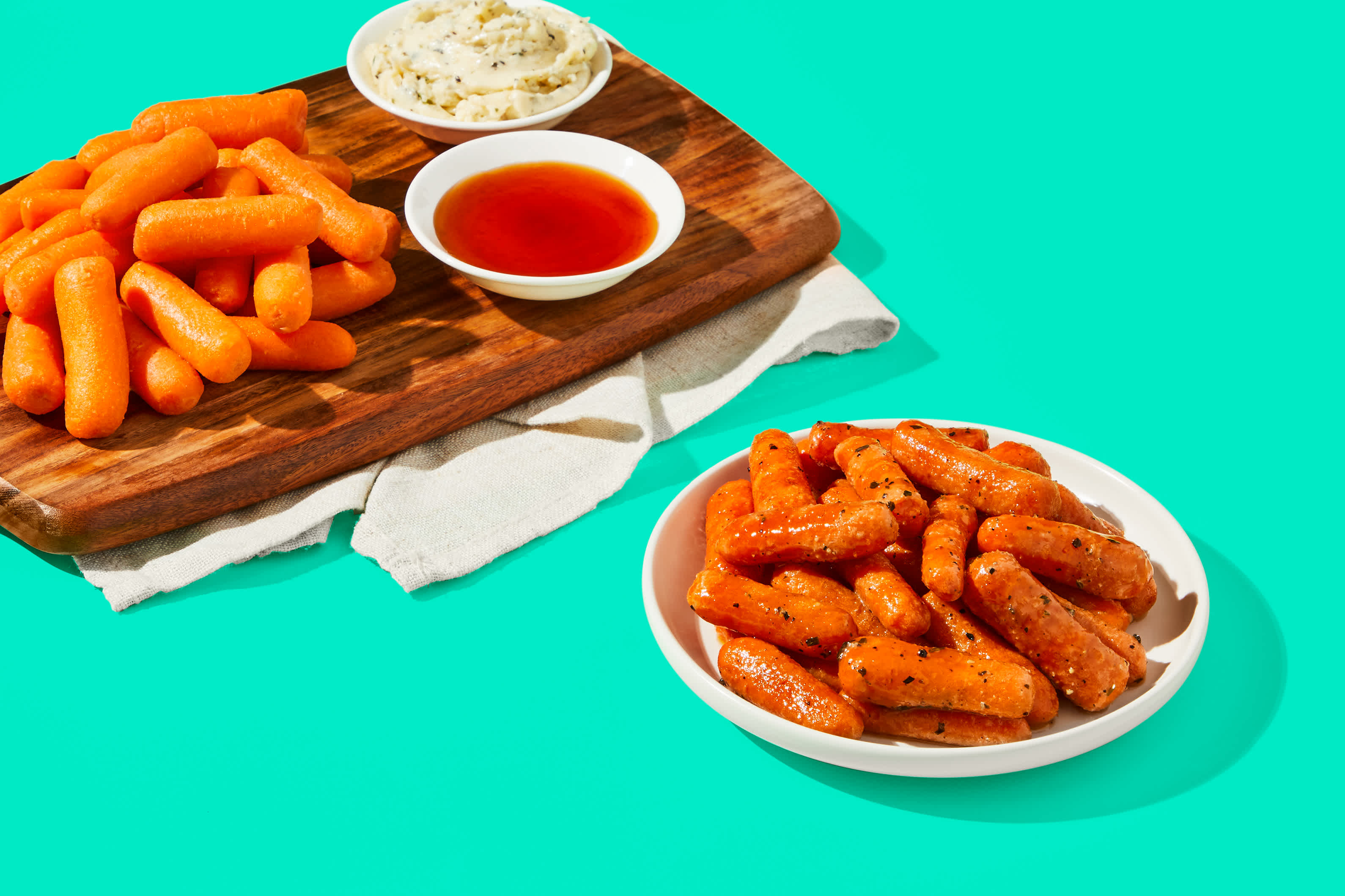 Carrots, Mike’s Hot Honey & Garlic Herb Butter Recipe HelloFresh