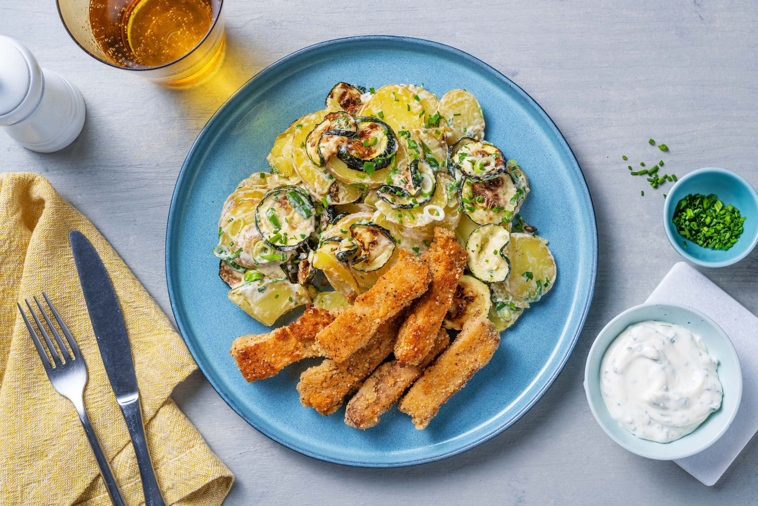 Knusper-Sticks aus rauchigem Kichererbsentofu Rezept | HelloFresh