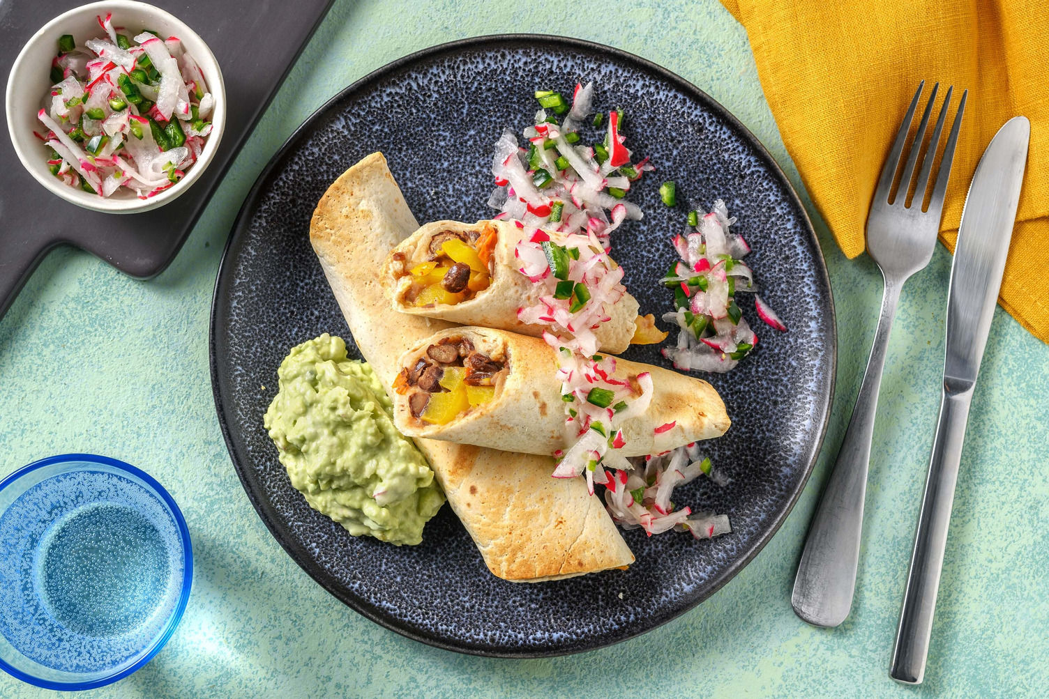 Enchiladas Verdes mit Avocadocrème Rezept HelloFresh