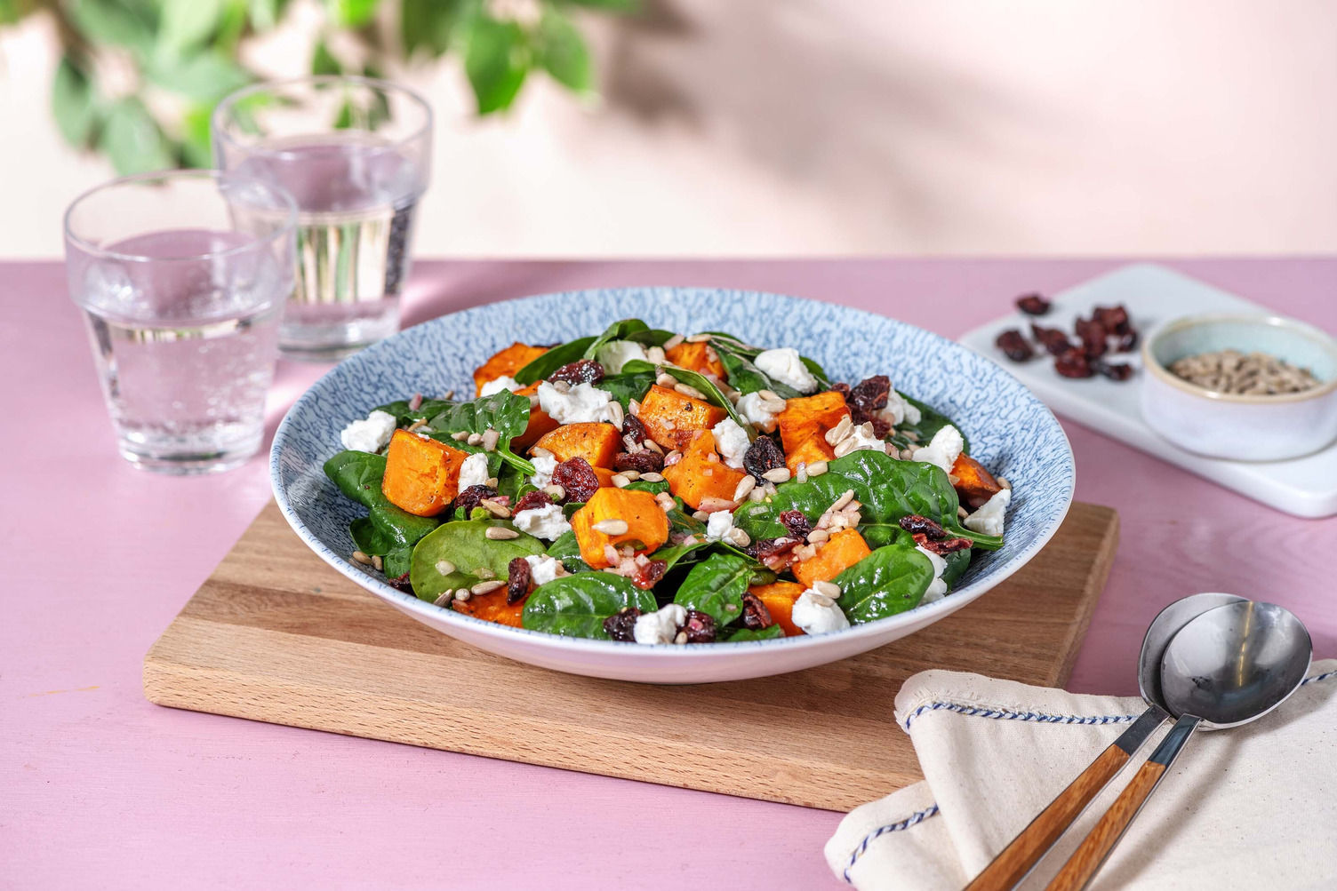 Sweet Potato and Spinach Salad Recipe HelloFresh