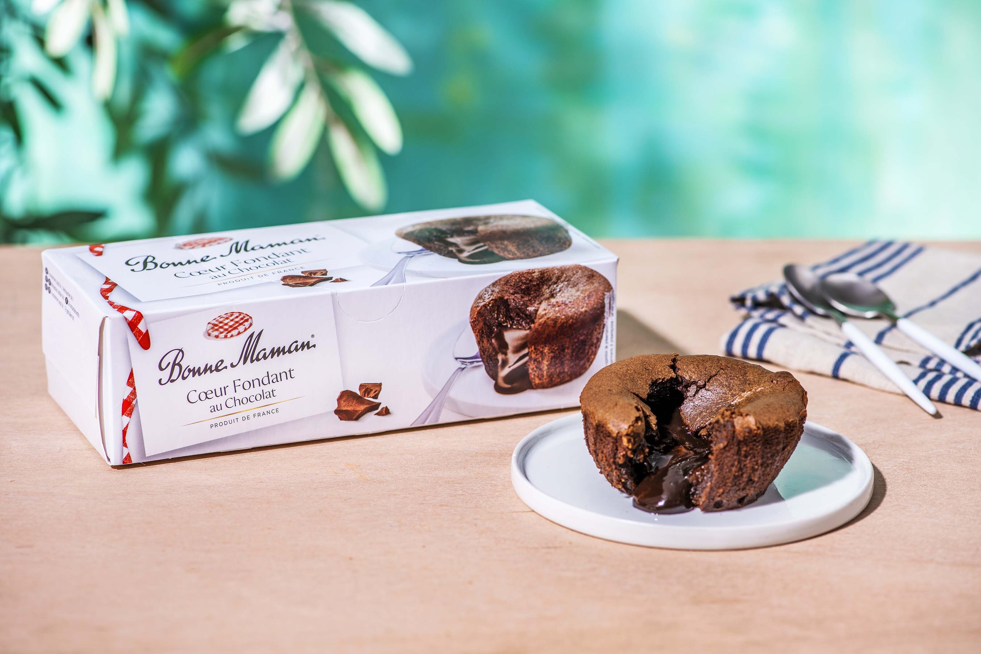 GATEAU COEUR FONDANT AU CHOCOLAT- BONNE MAMAN- 160GRS - Drive Z'eclerc