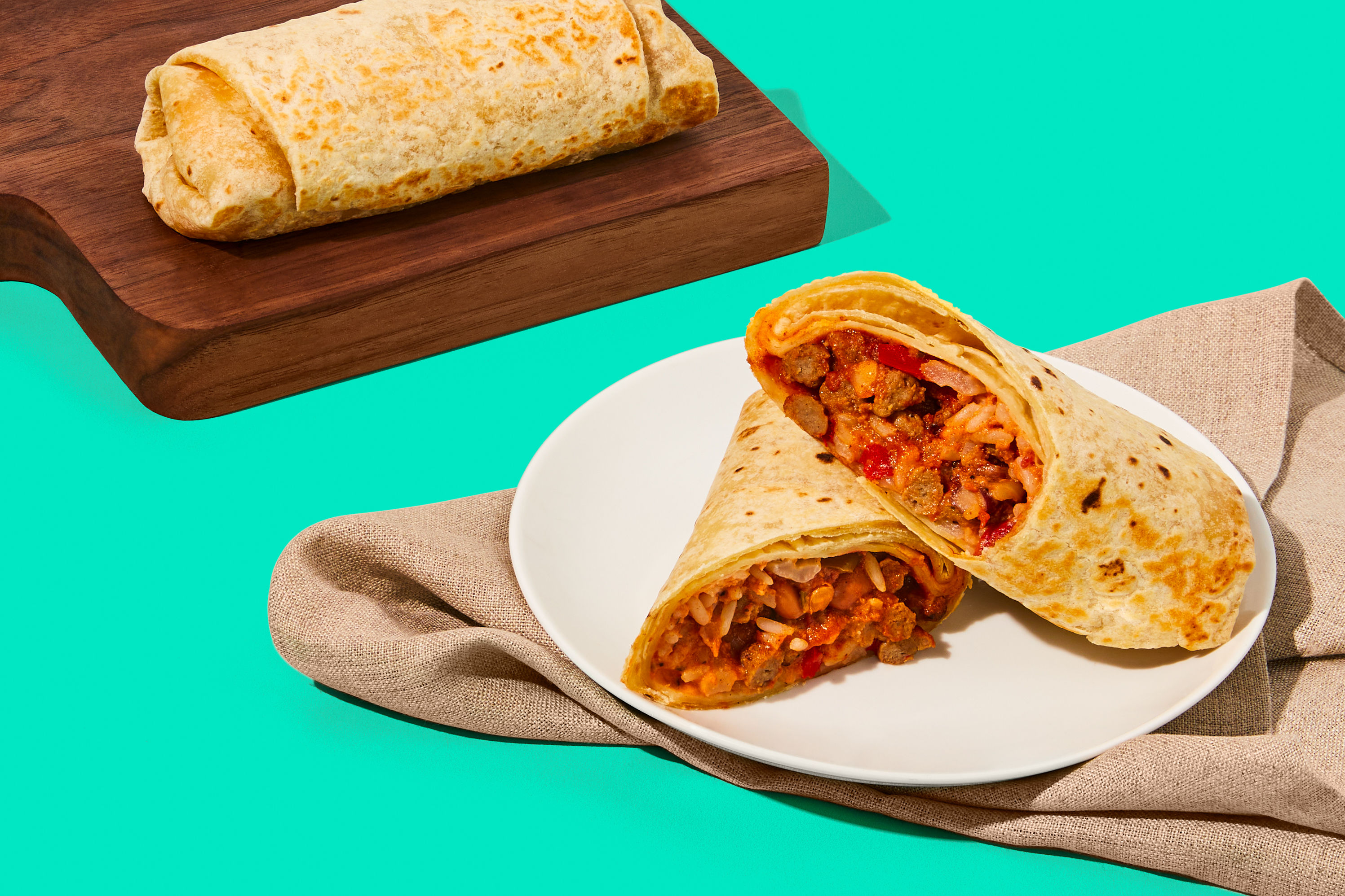 Beef & Bean Burritos Recipe HelloFresh