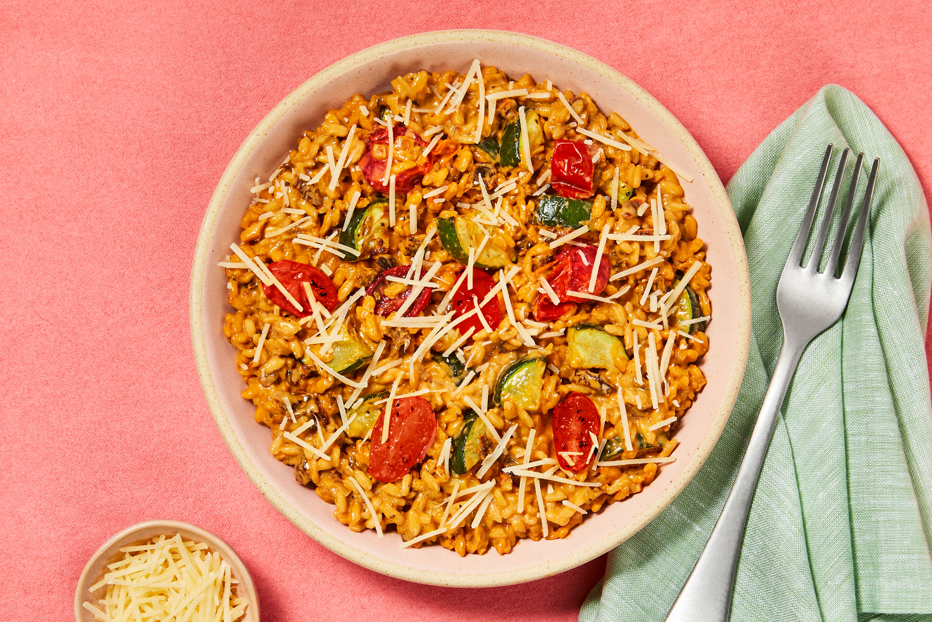 Sun Dried Tomato Risotto with Shrimp