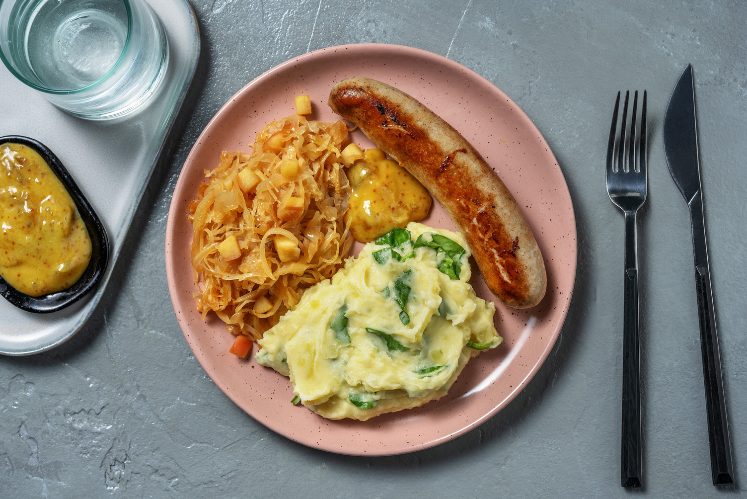 Thüringer Röstbratwurst mit Feigen-Senf Rezept | HelloFresh