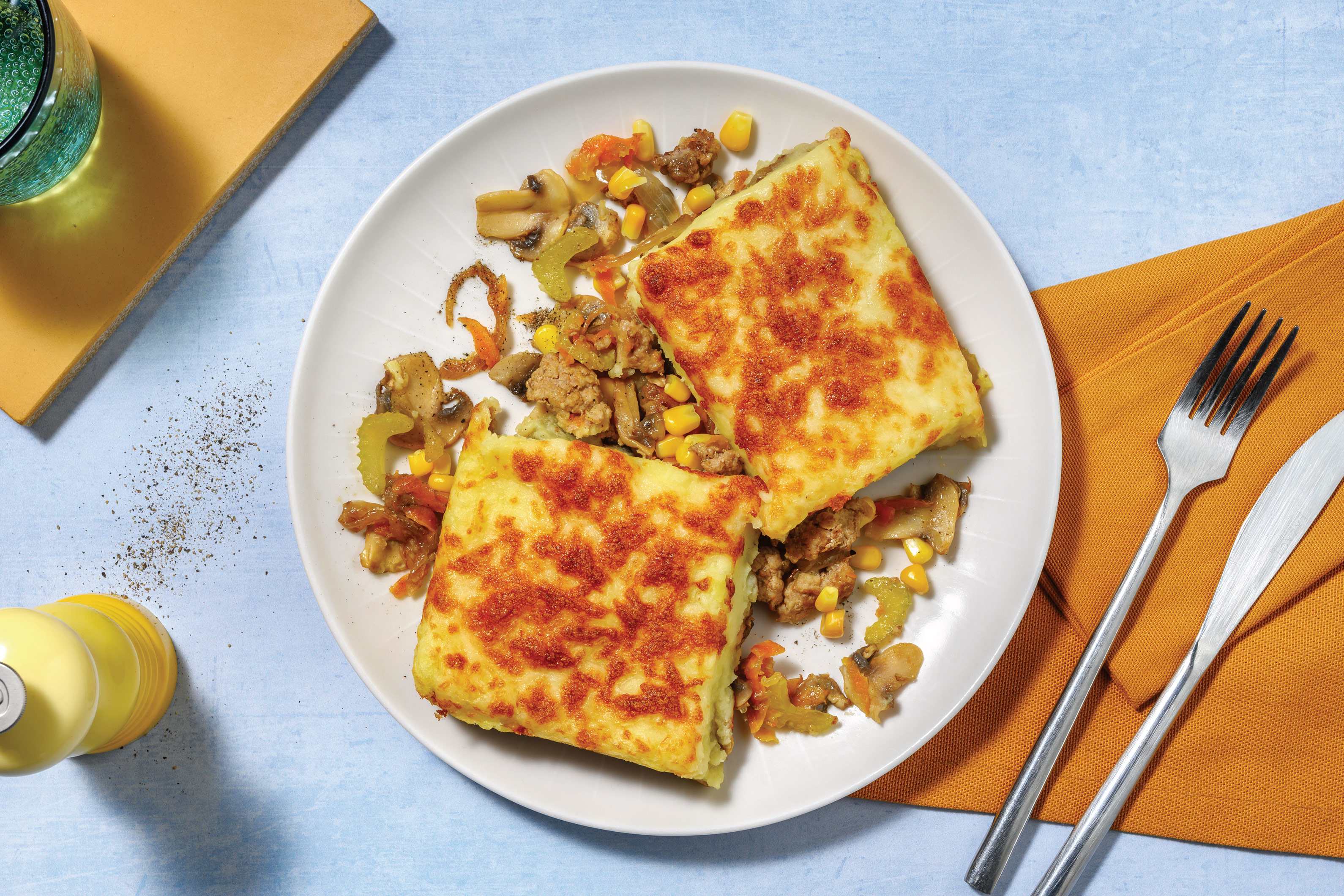 Hearty Beef, Pork & Mushroom Pie Recipe HelloFresh