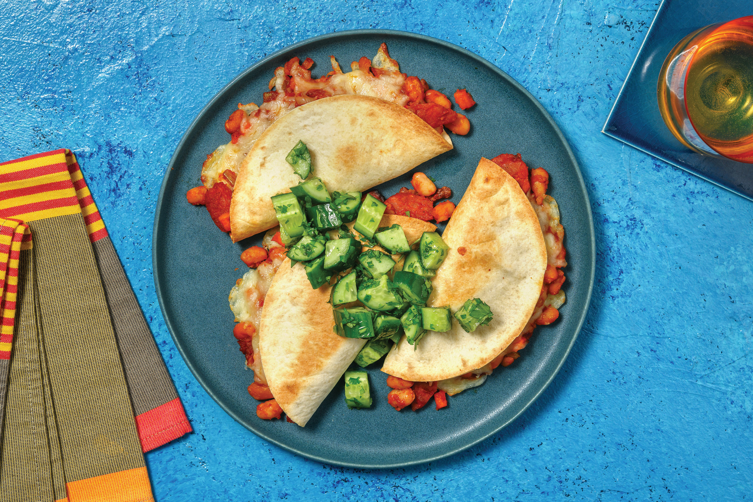 Easy Chorizo & Bean Quesadillas Recipe HelloFresh