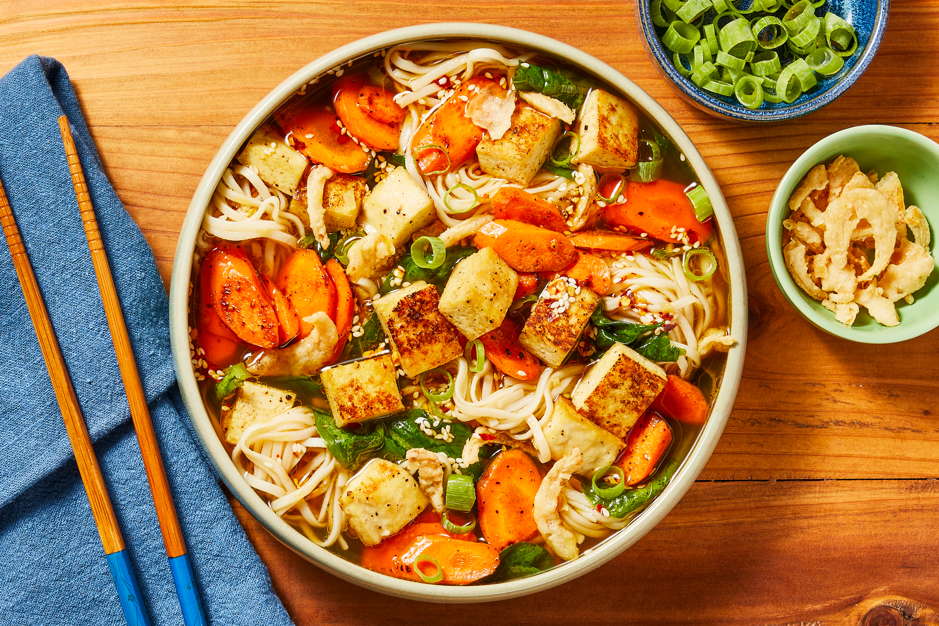 Ginger Glazed Chicken Ramen - The Chunky Chef