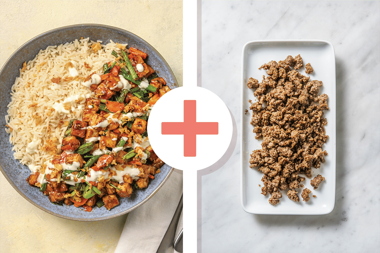 Hoisin Tofu, Beef & Veggie StirFry Recipe HelloFresh