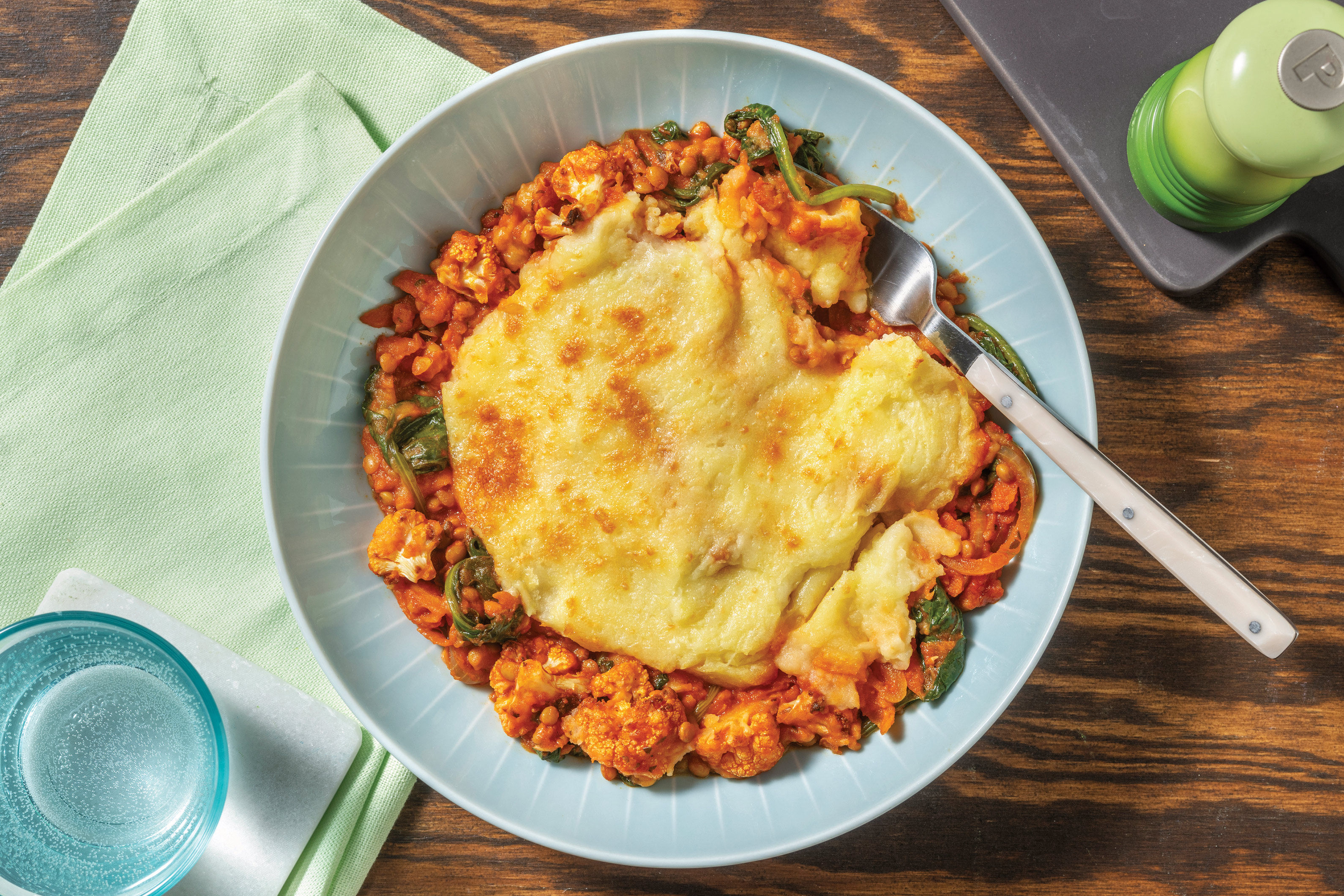 Hearty Lentil & Cauliflower Pie Recipe HelloFresh