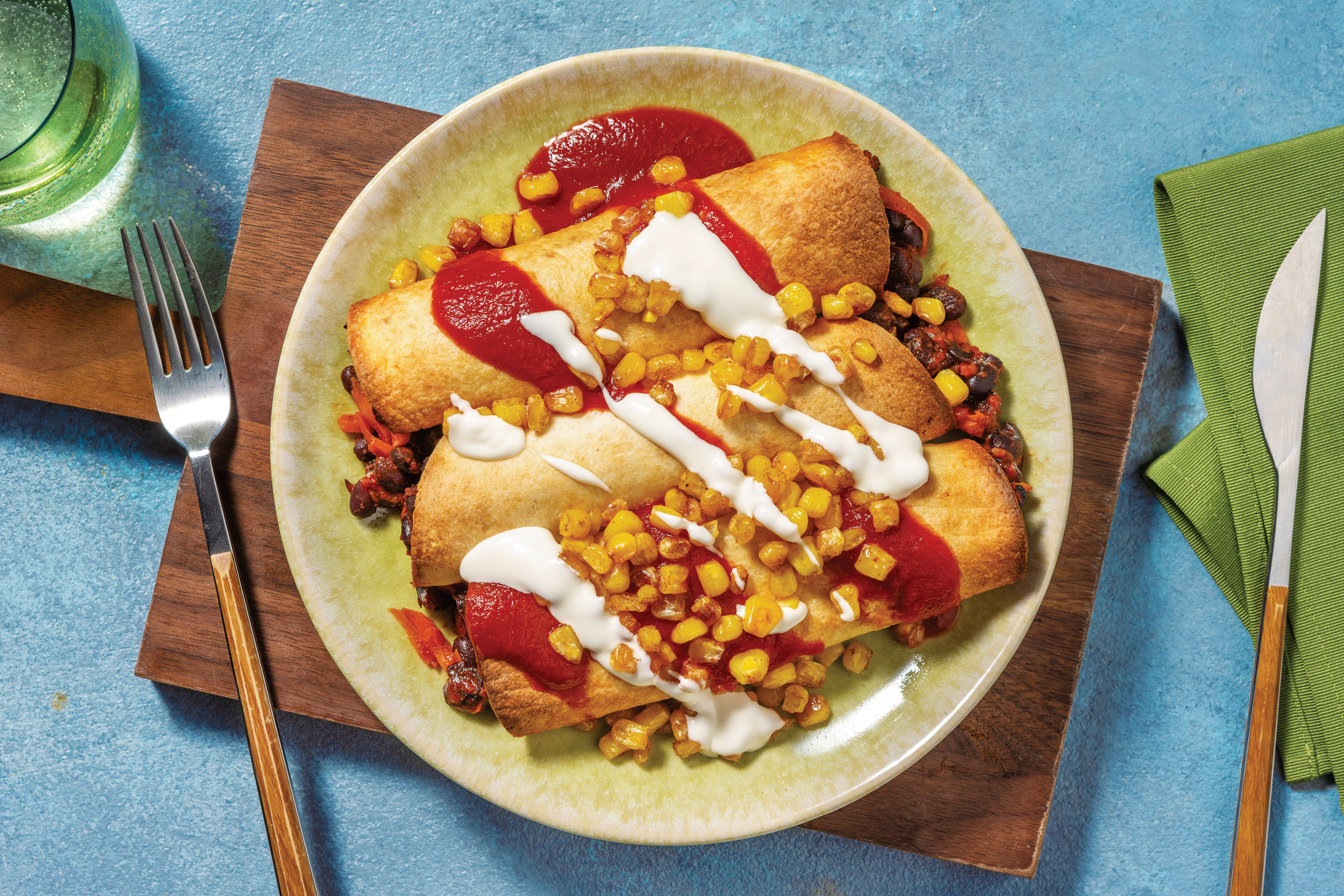 Easy Black Bean Loaded Taquitos Recipe HelloFresh