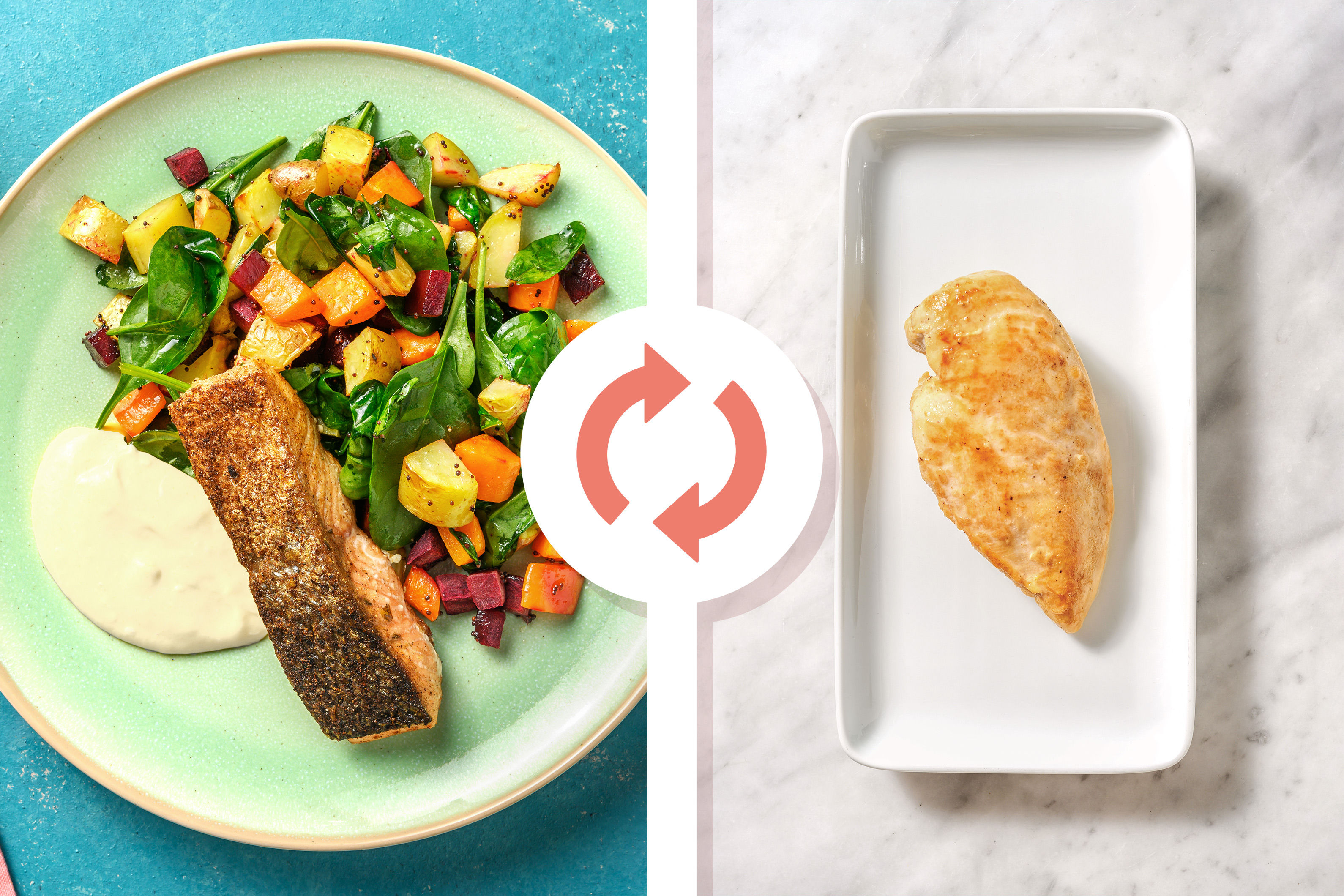 MumbaiSpiced Chicken & Bombay Roast Veggie Toss Recipe HelloFresh