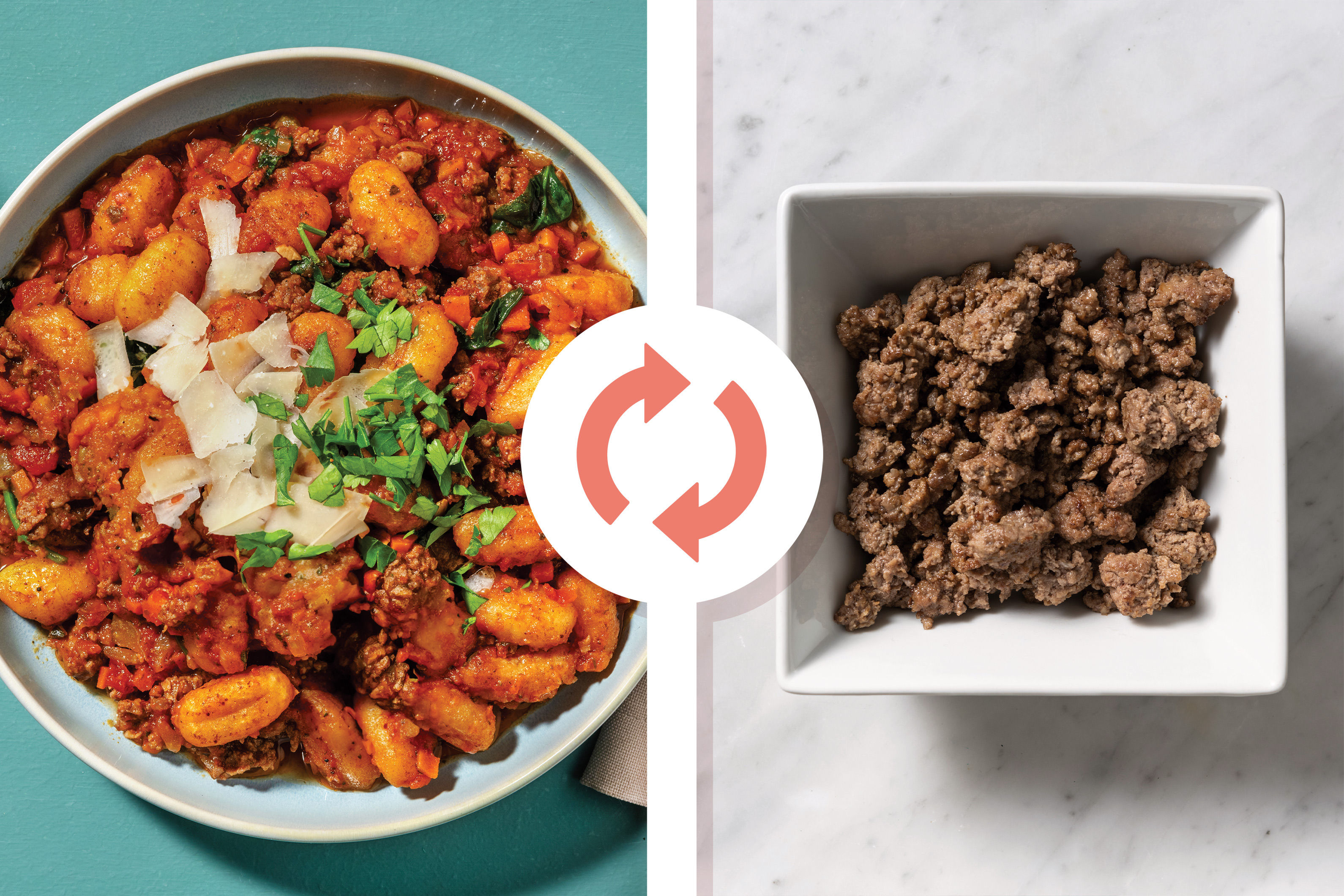 Italian Plant-Based Mince Ragu & Gnocchi Recipe | HelloFresh