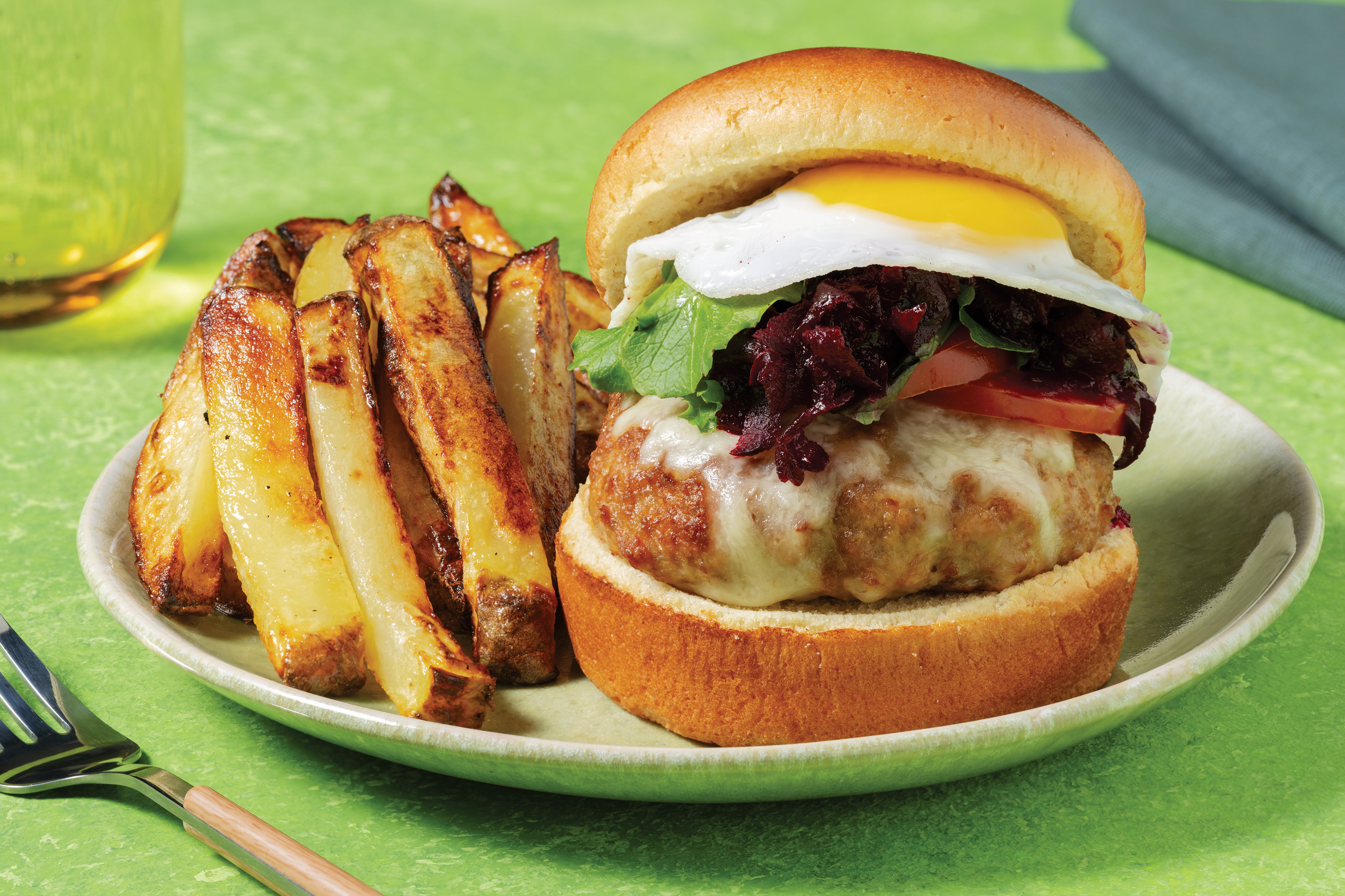 The Works Beef Burger Recipe HelloFresh