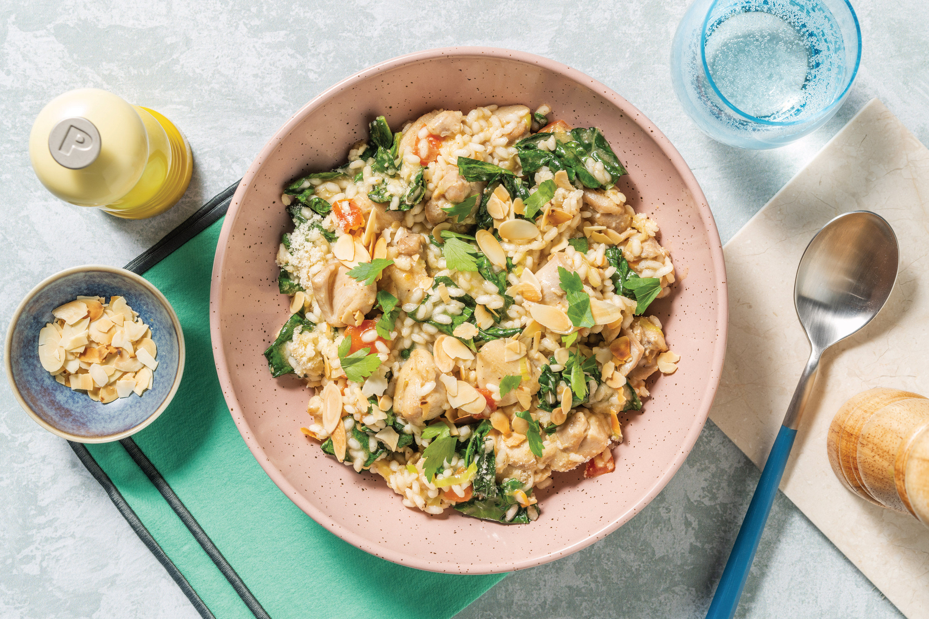 Chicken, Leek & Kale Baked Risotto Recipe HelloFresh