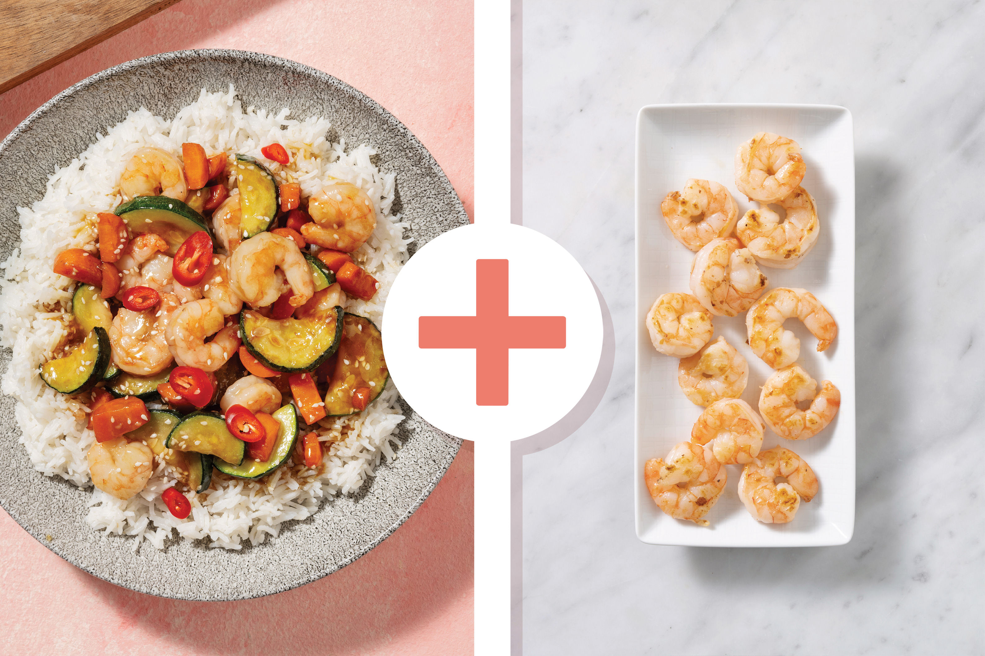 Double Sesame Honey Prawns & Veggies Recipe HelloFresh