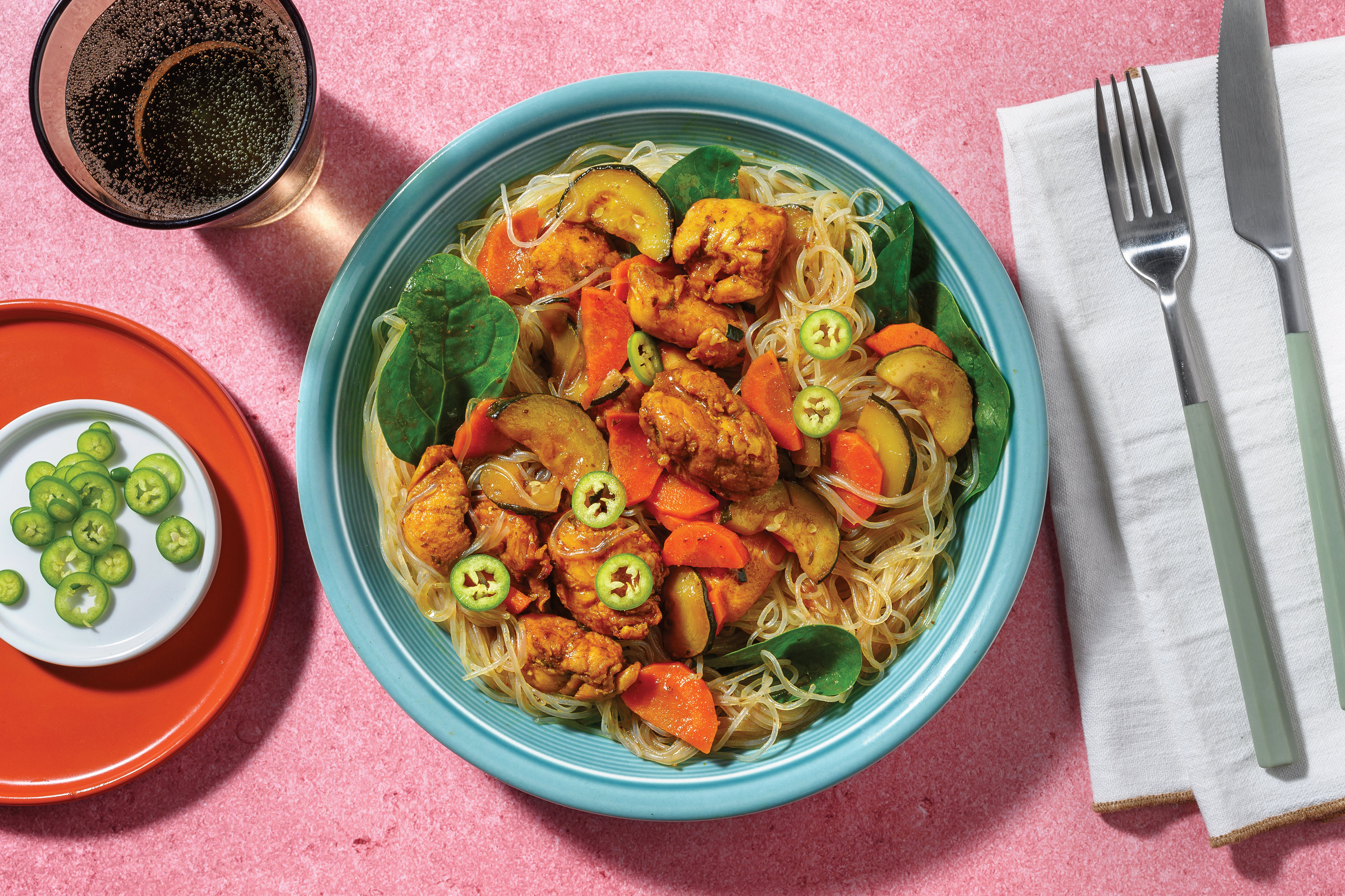 Indonesian-Style Chicken & Vermicelli Noodles Recipe | HelloFresh