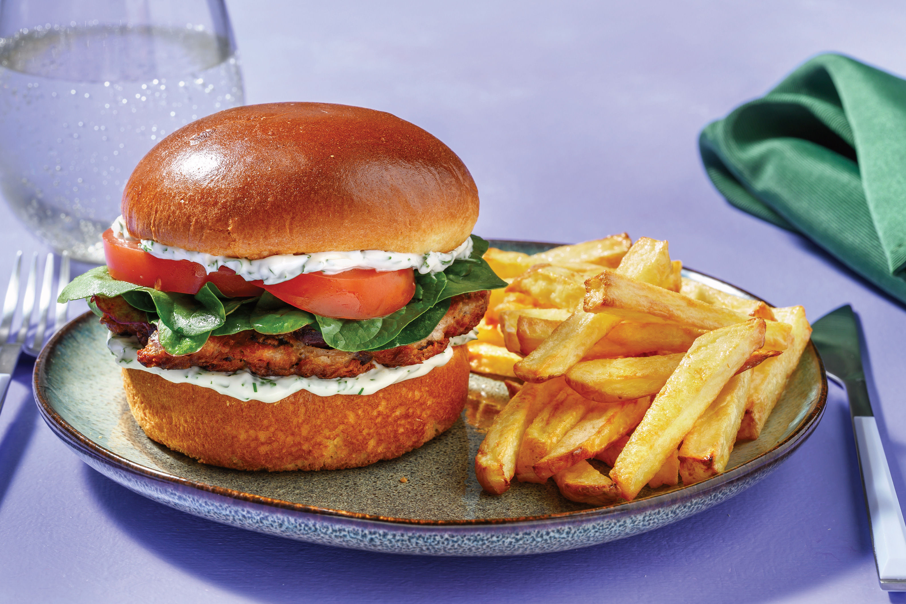 Kidney Bean & Cheddar Fritter Burger Recipe HelloFresh