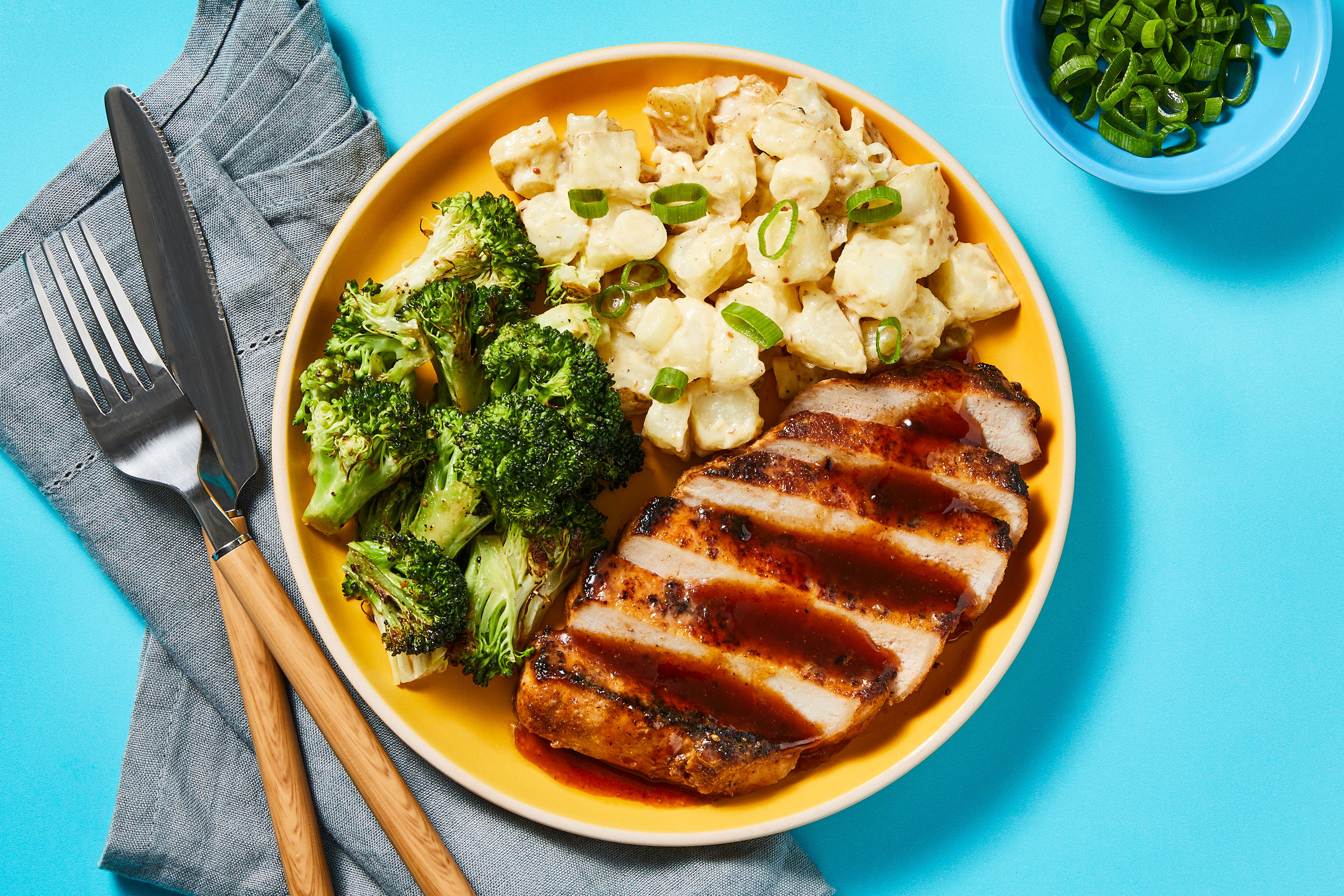 Honey Butter Glazed Pork Chops