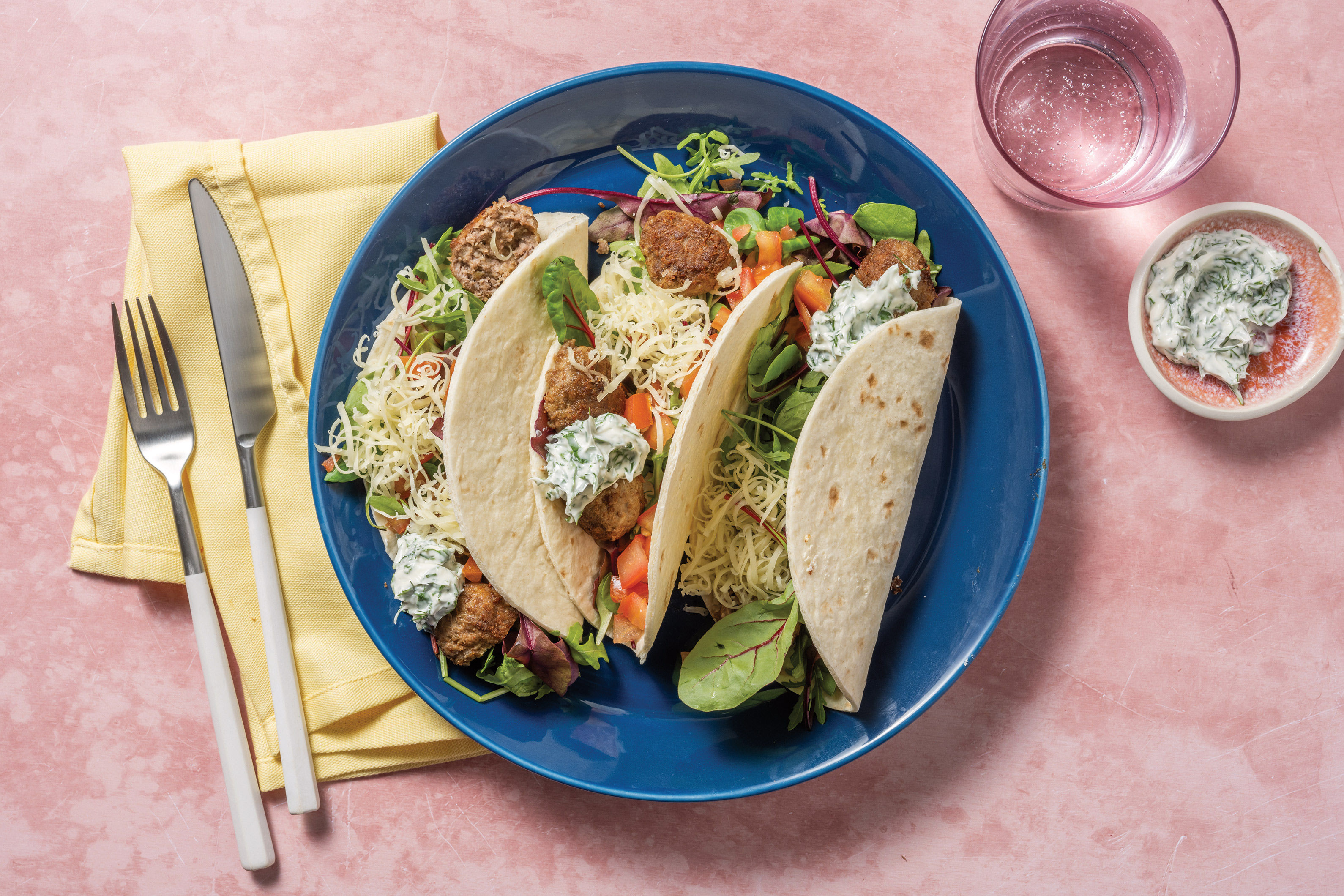 Extra Cheesy Aussie Beef Meatball Tacos Recipe HelloFresh
