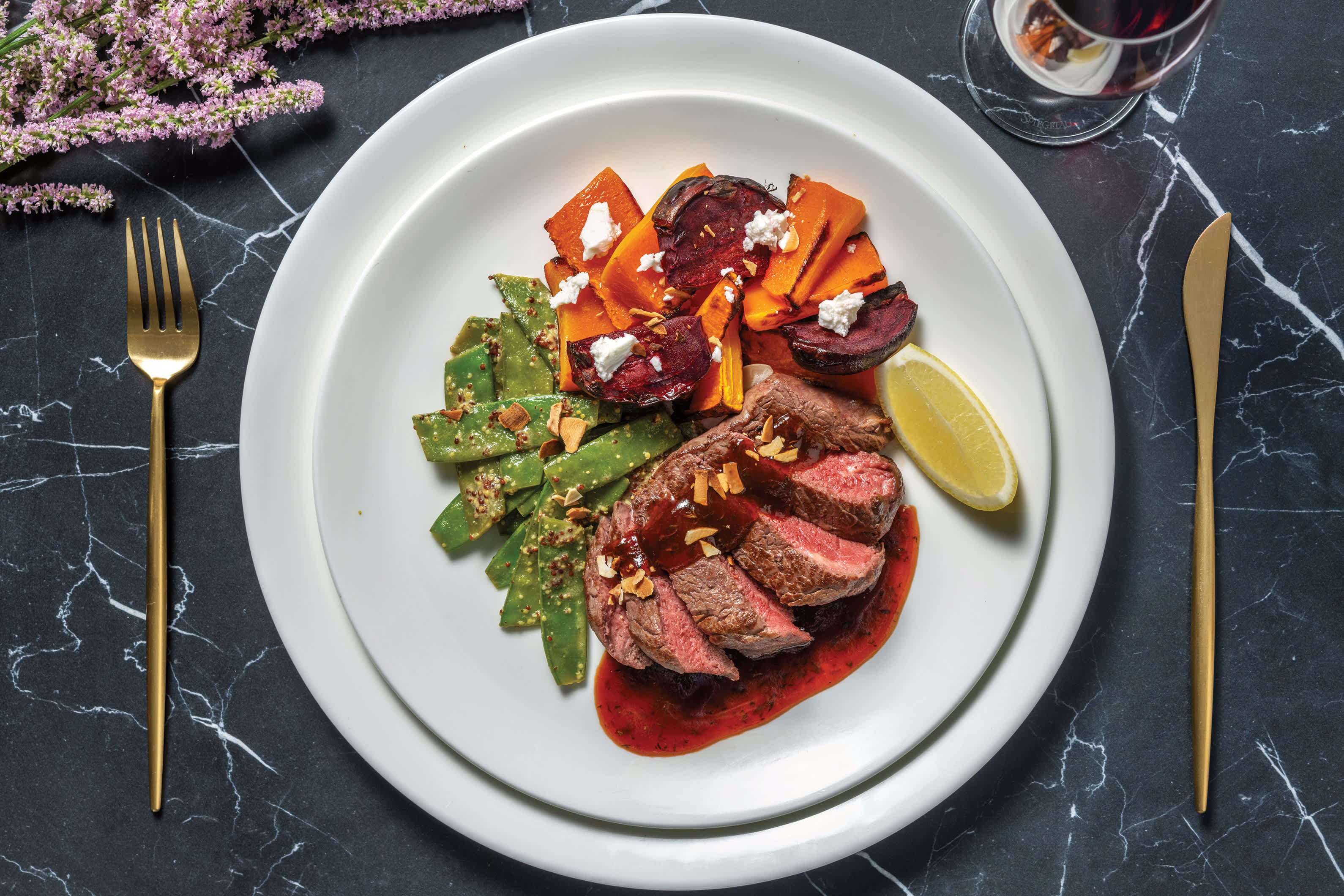 ThymeGlazed Beef Eye Fillet Recipe HelloFresh
