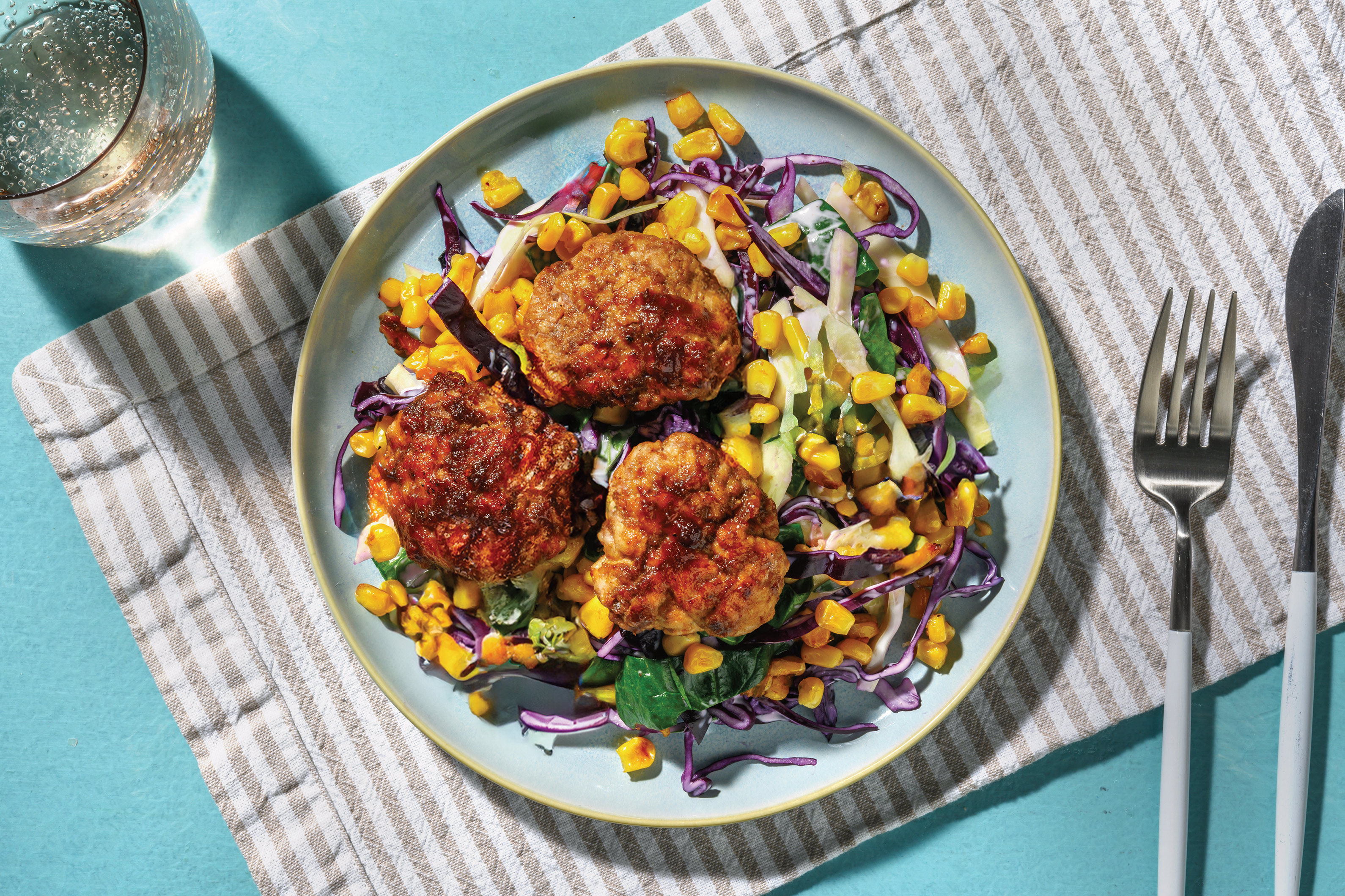 Quick Sweet Chilli Caribbean Beef & Pork Rissoles Recipe | HelloFresh