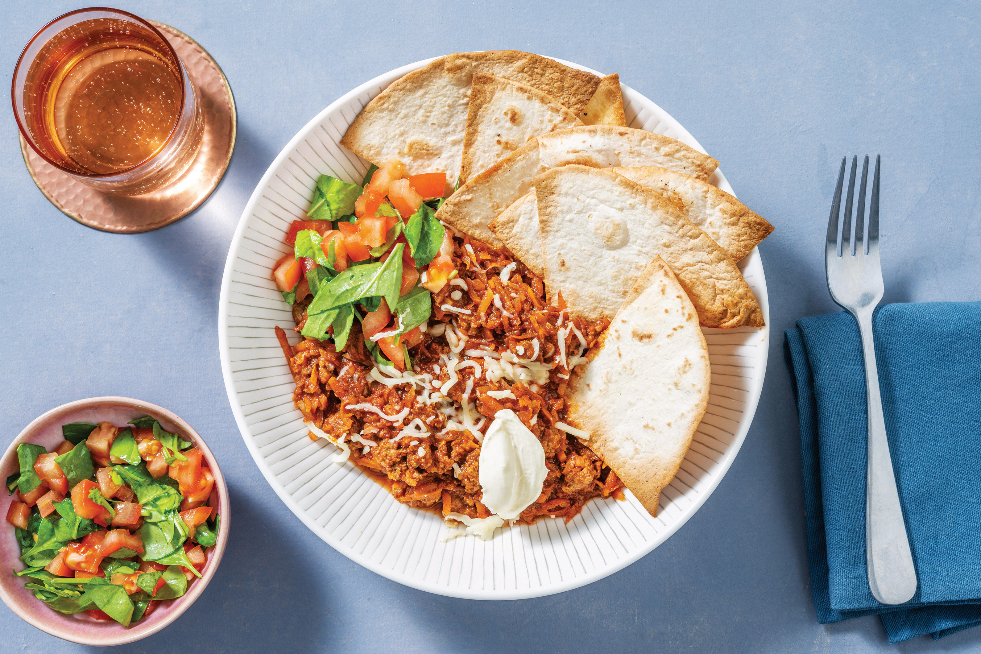 Cheesy Tex-Mex Beef & Pork Nachos Recipe | HelloFresh
