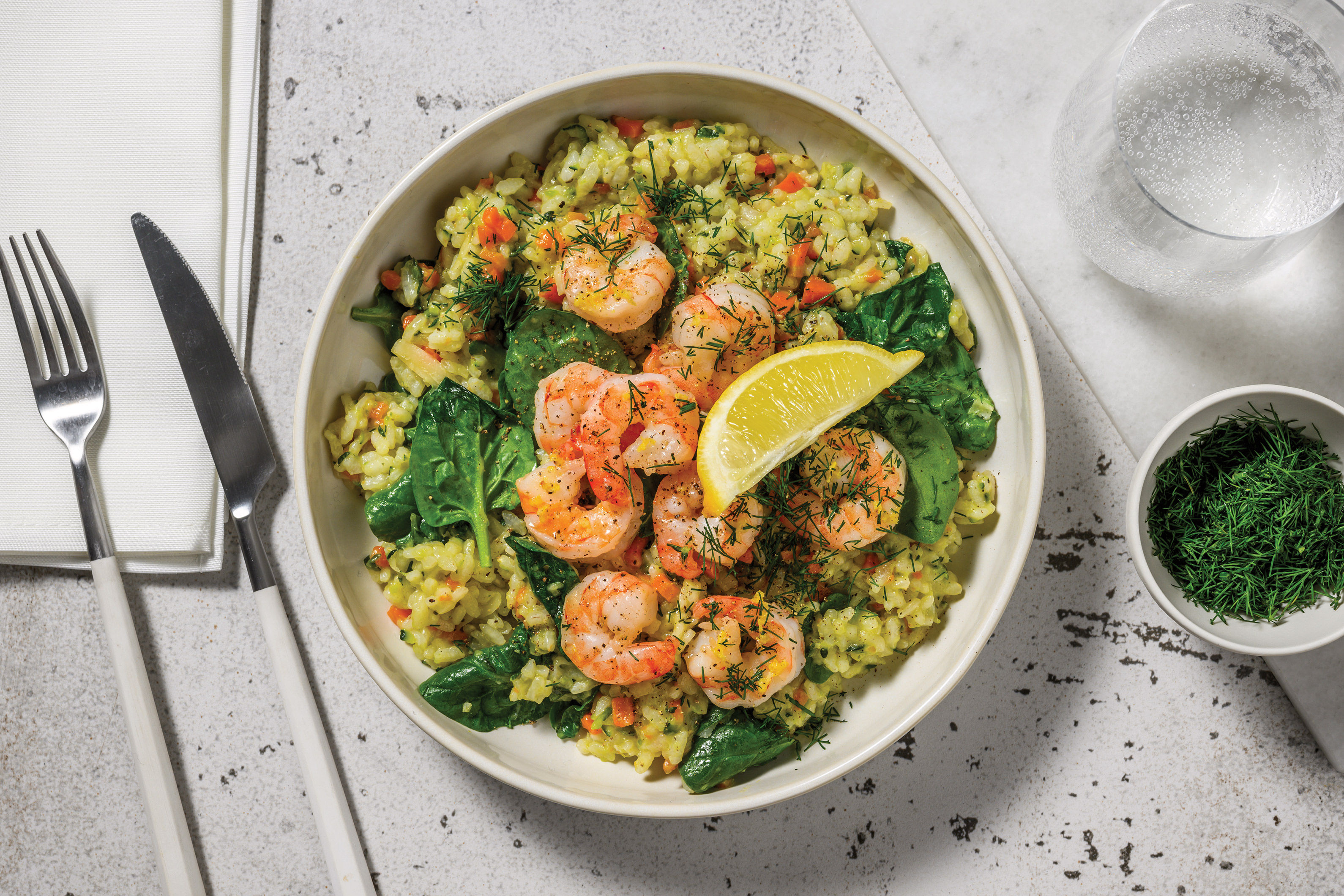 Lemon & Parsley Prawn Risotto Recipe | HelloFresh