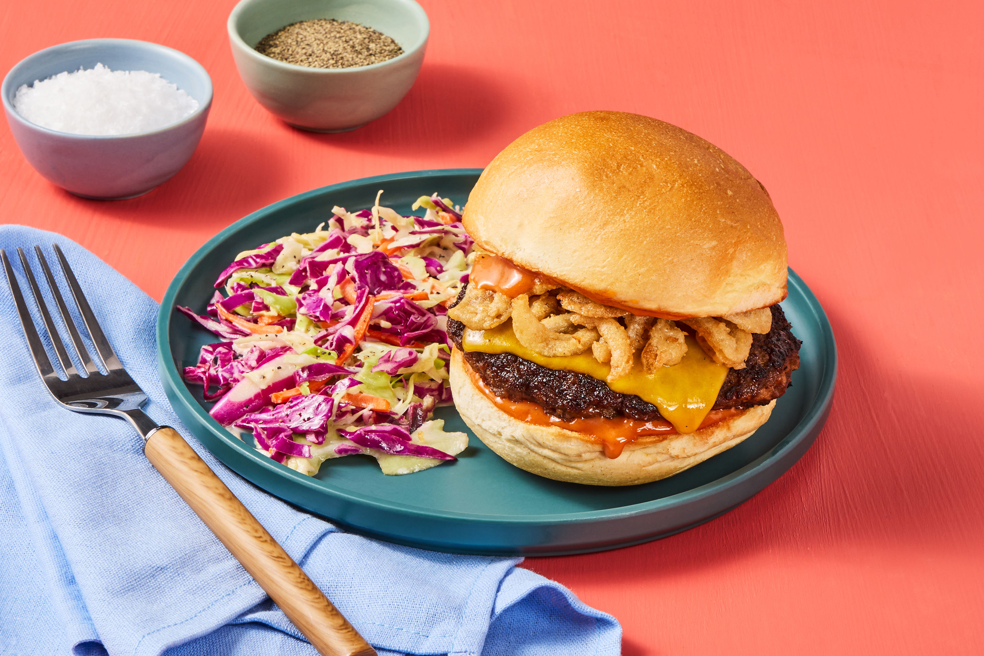 BBQ Cheddar Turkey Burgers Recipe | HelloFresh