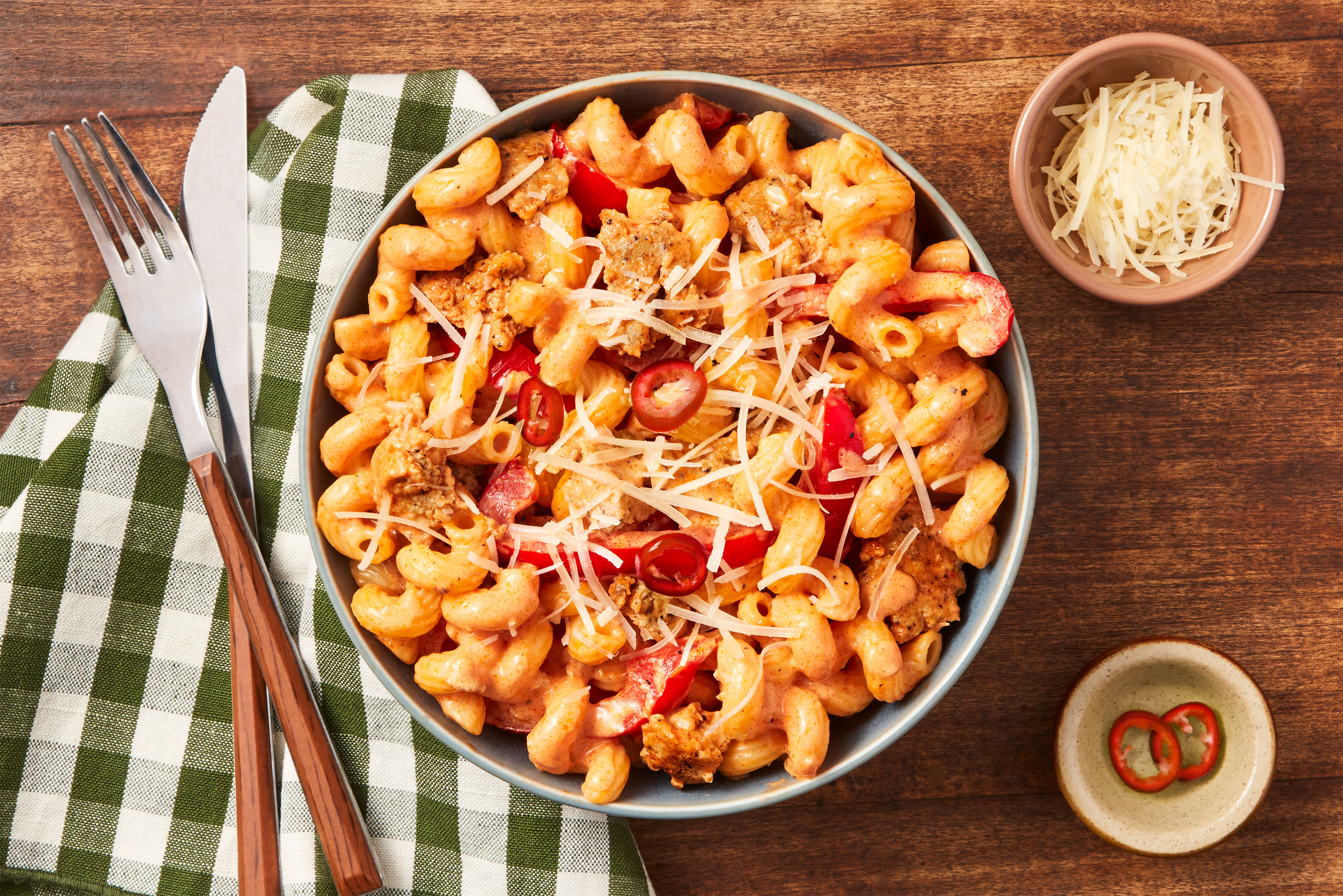 Chicken Sausage & Bell Pepper Pasta Recipe | HelloFresh