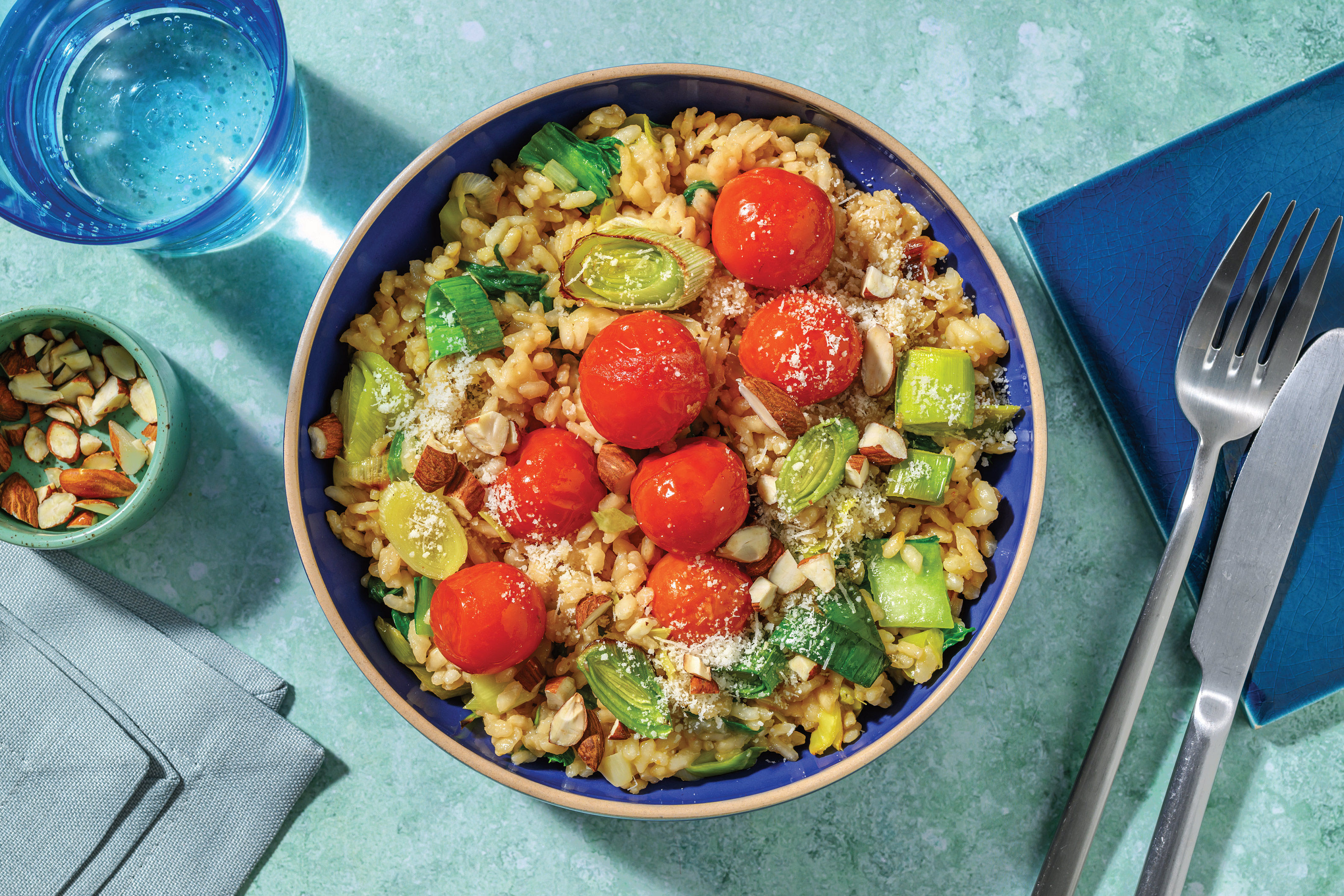 Mediterranean Tomato & Silverbeet Risotto Recipe | HelloFresh