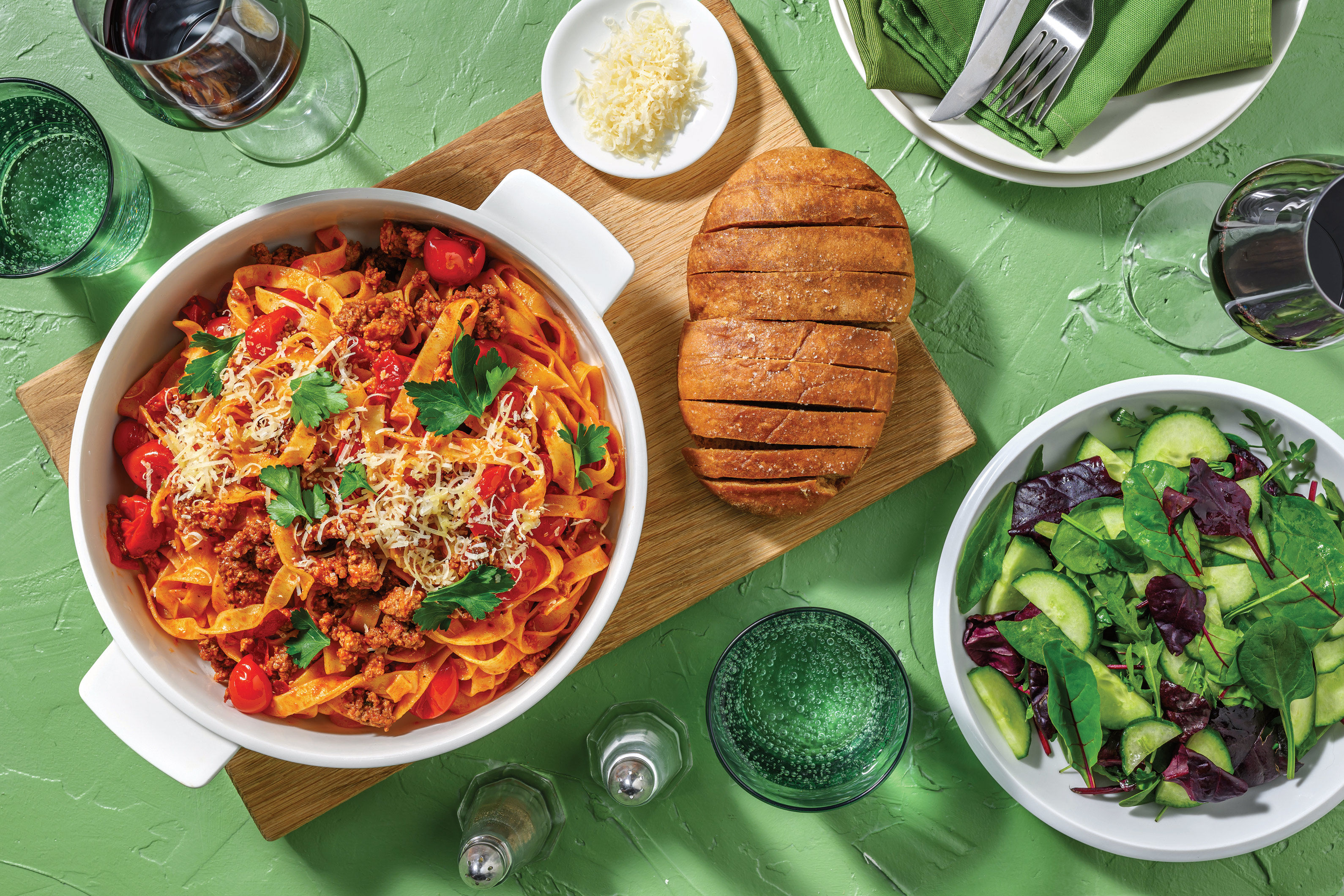 Italian Lamb Ragu Fettuccine Feast Recipe | HelloFresh