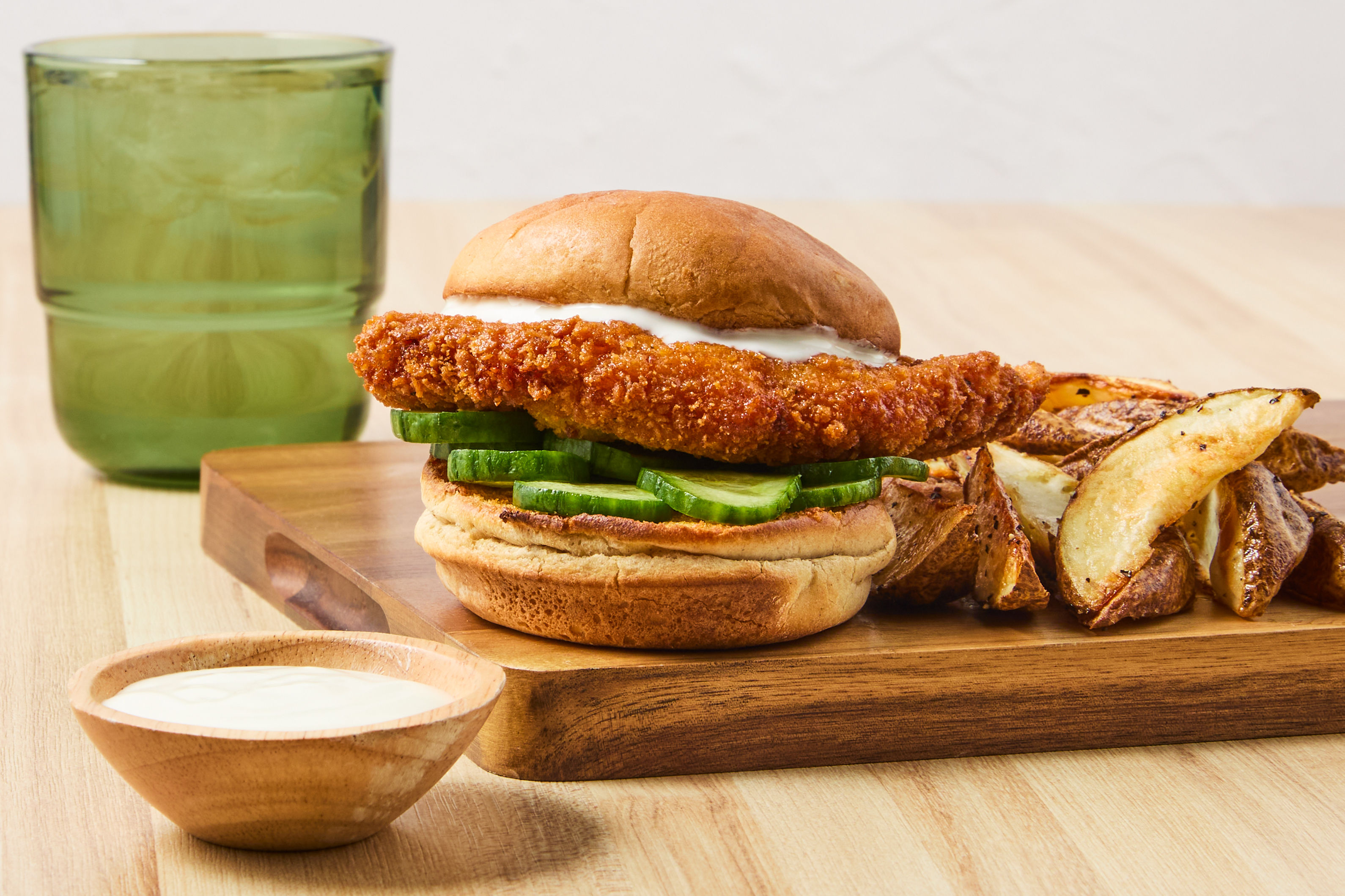 Crispy Buffalo Chicken & Bacon Sandwiches