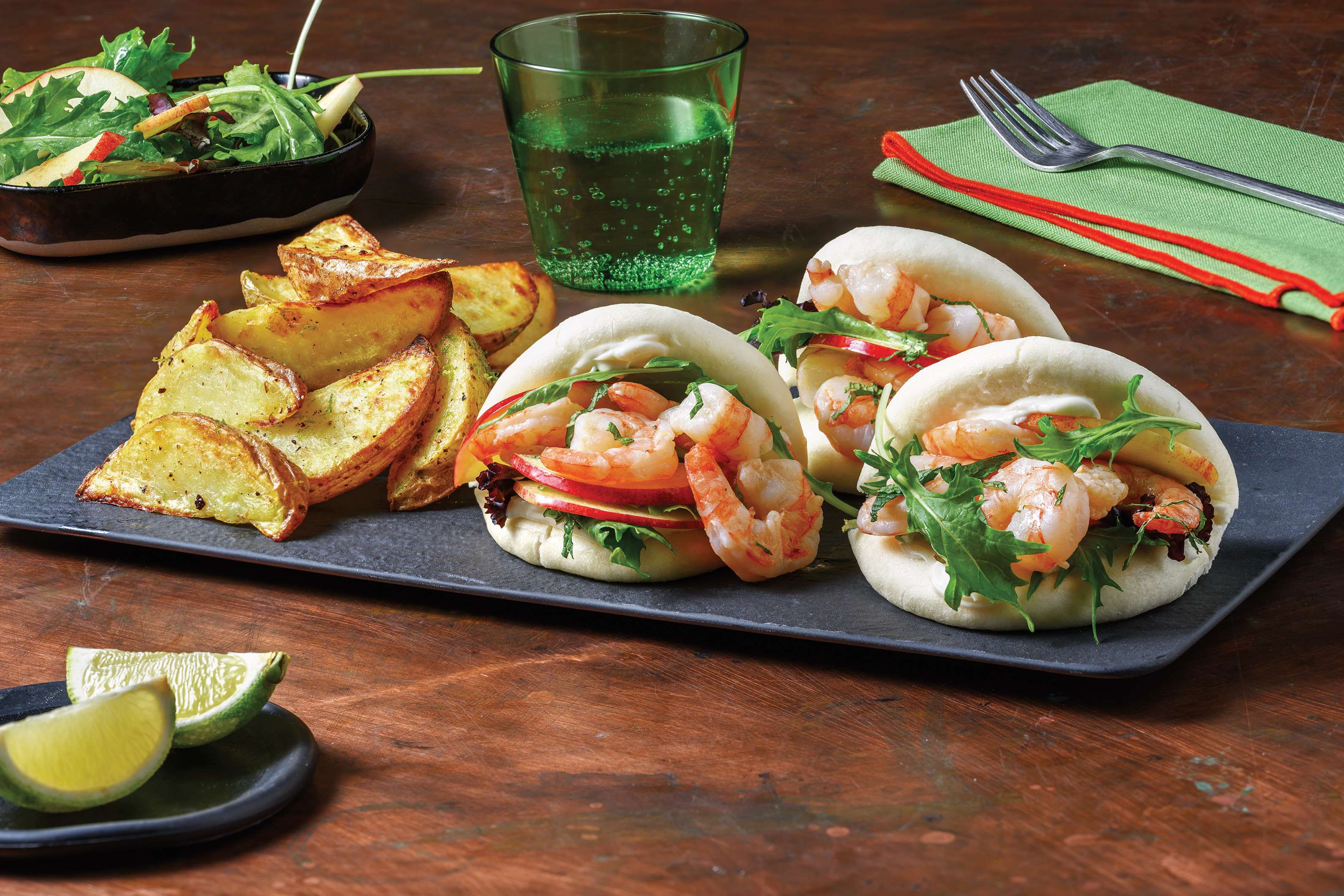 Sesame & Chilli Oil Prawn Bao Buns Recipe HelloFresh