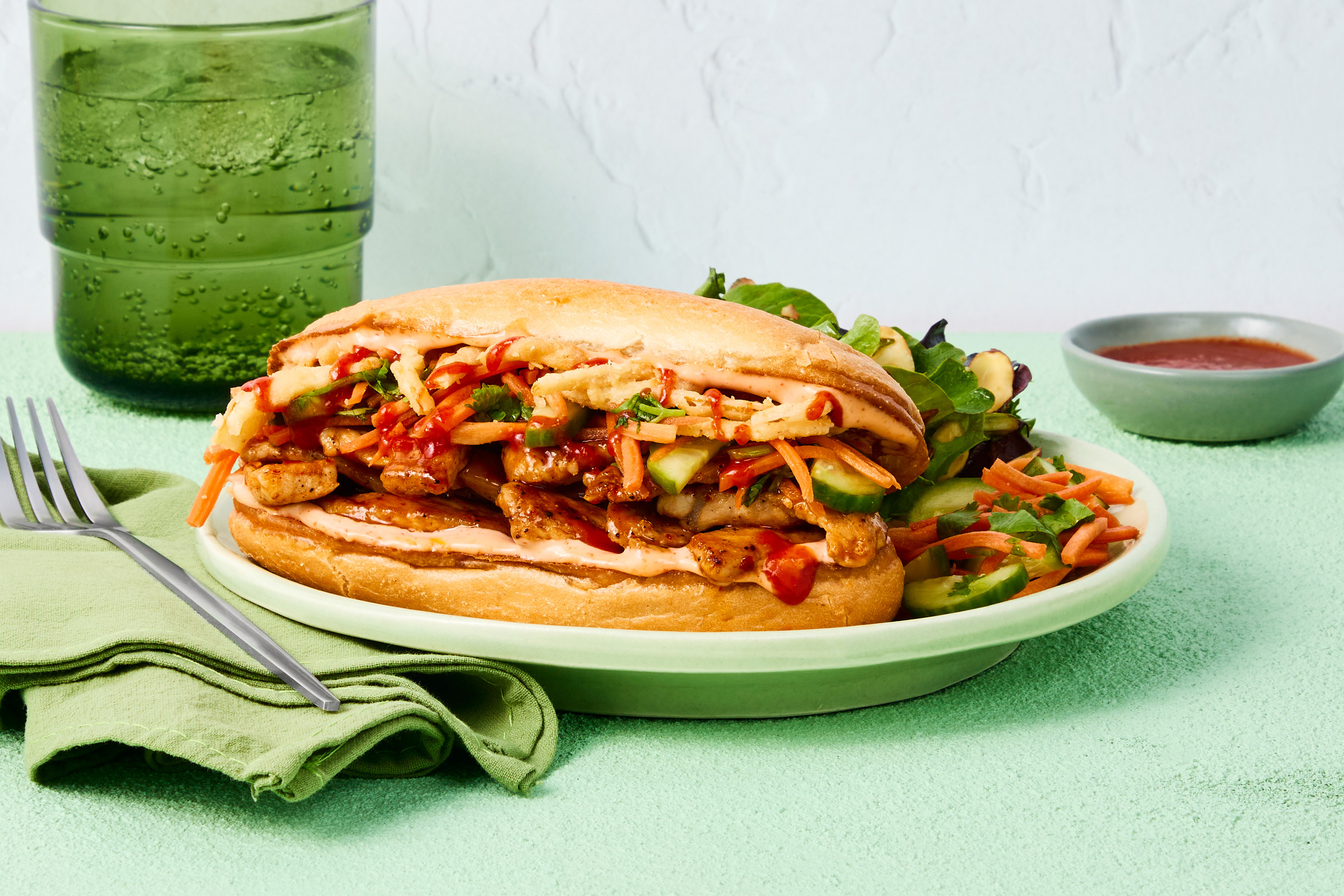 Sweet Chili Pork Banh Mi Baguettes Recipe | HelloFresh