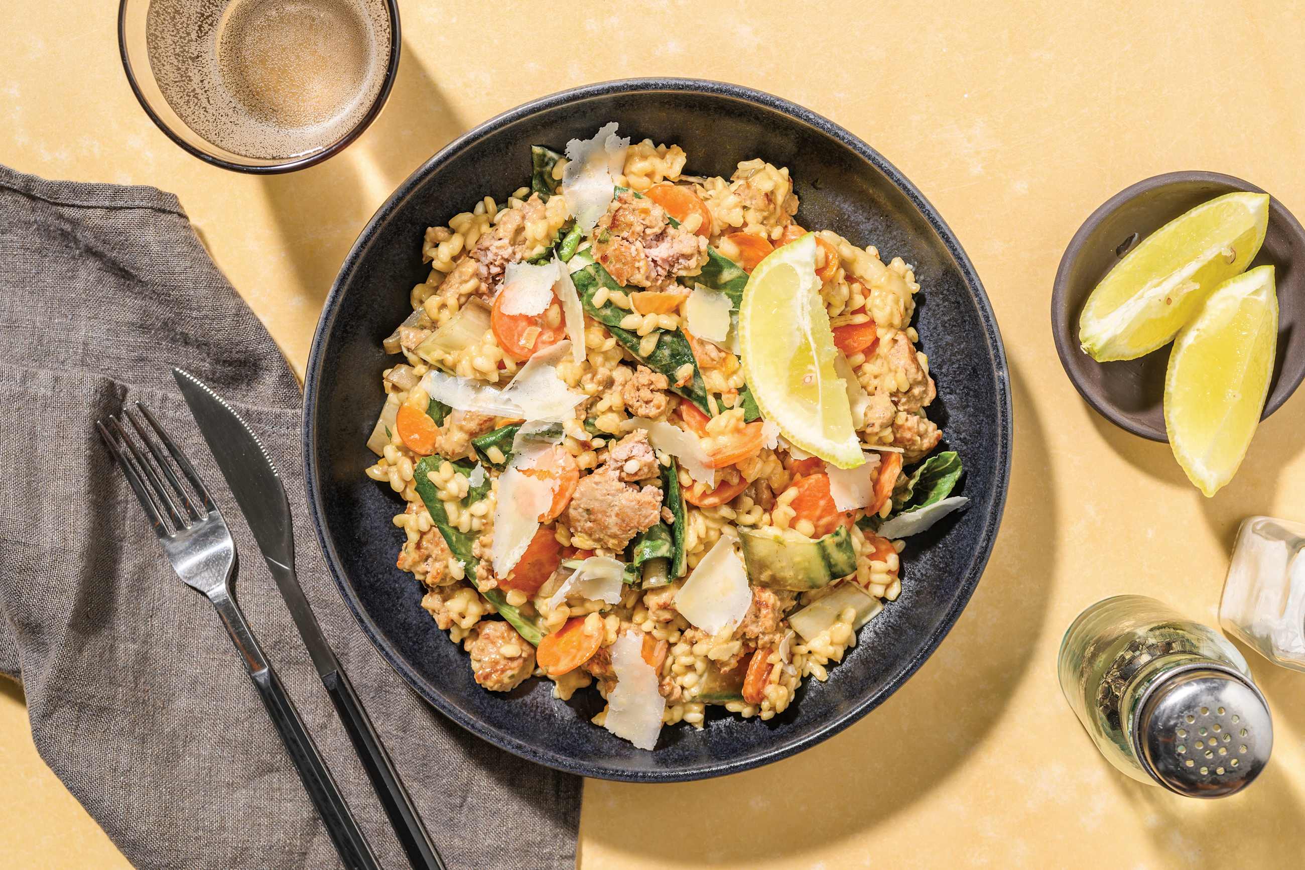 Creamy Chicken & Silverbeet Risotto Recipe | HelloFresh