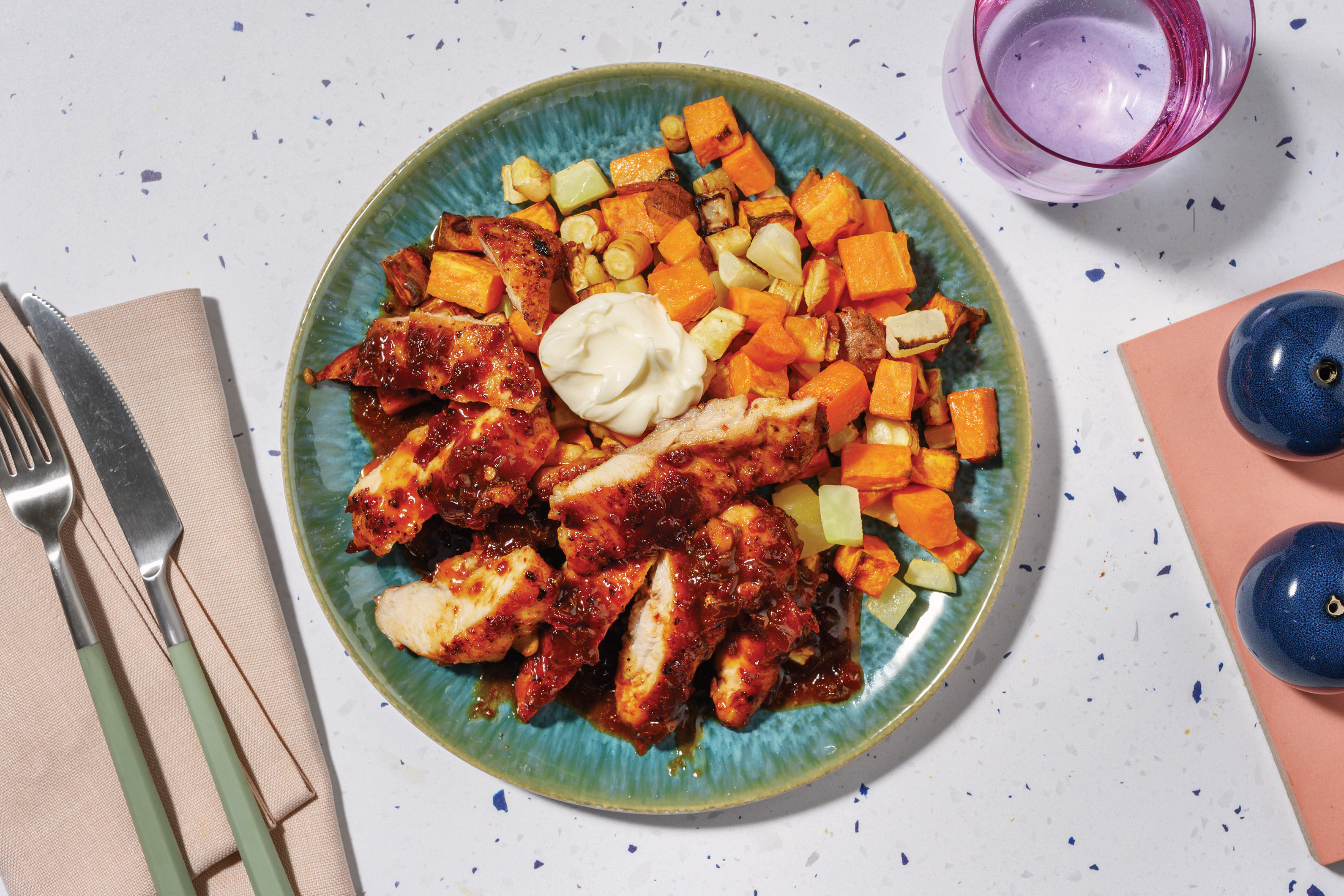 American Chicken & Roast Veggie Toss Recipe HelloFresh