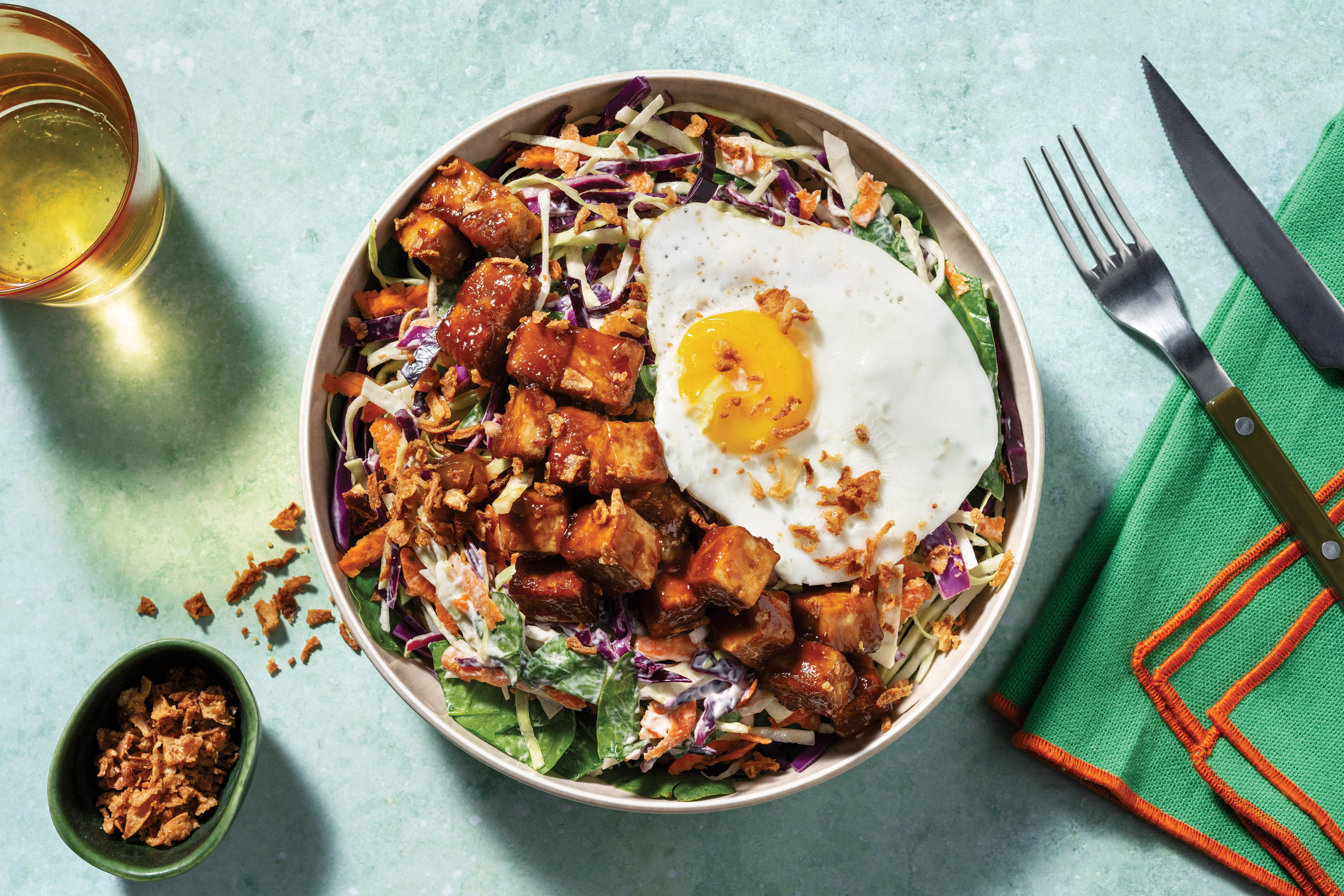 Sticky Plum Chicken Slaw Bowl Recipe HelloFresh