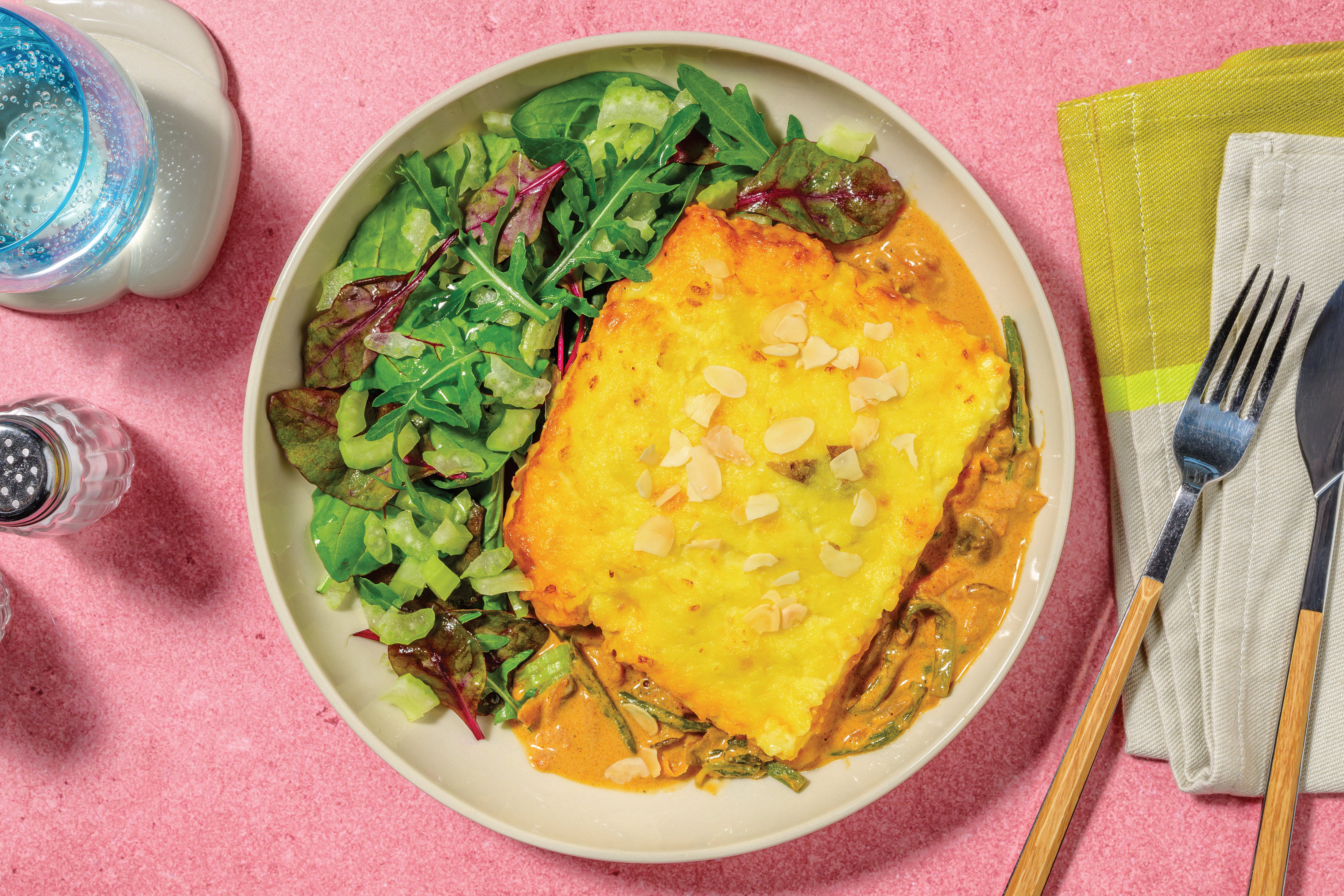 MumbaiSpiced Mushroom & Veggie Pie Recipe HelloFresh