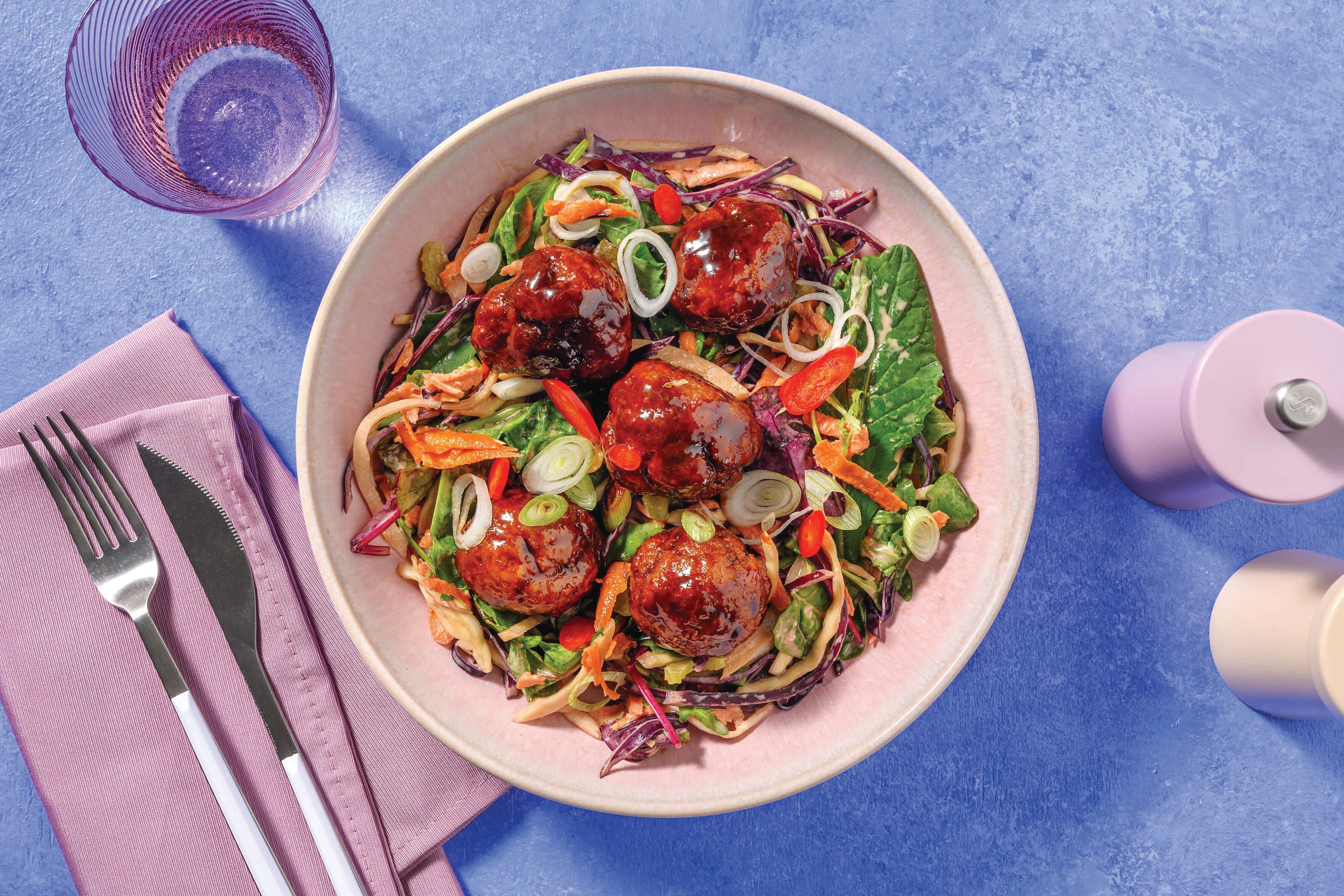 Honey, Soy & Ginger Beef Meatballs Recipe HelloFresh