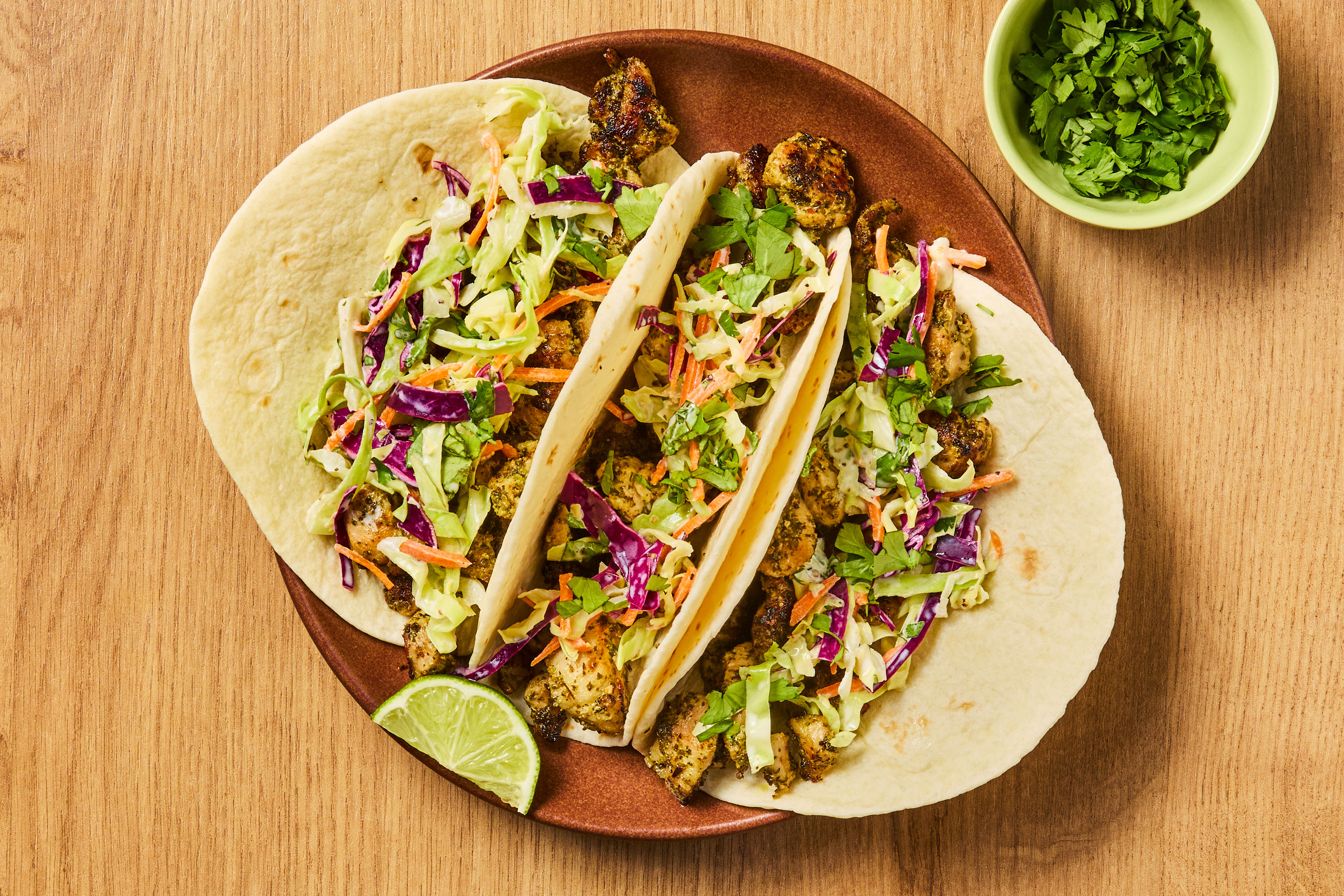 Chimichurri Chicken Tacos